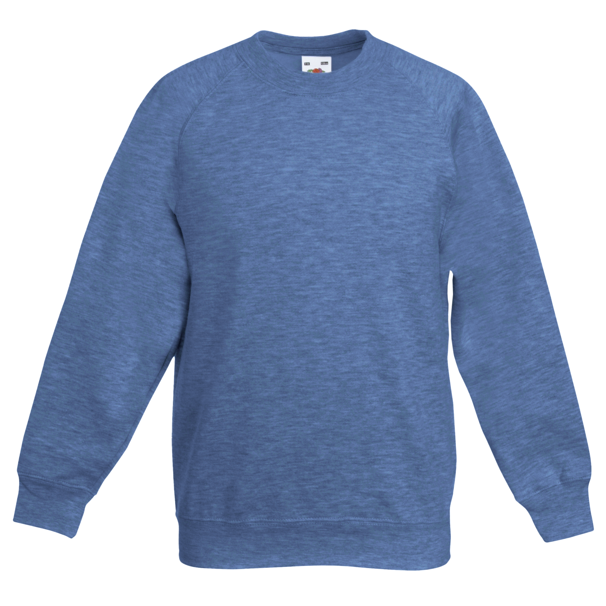 Fruit Of The Loom Childrens Unisex Raglan Sleeve Sweatshirt BC1365 - Picture 15 of 26