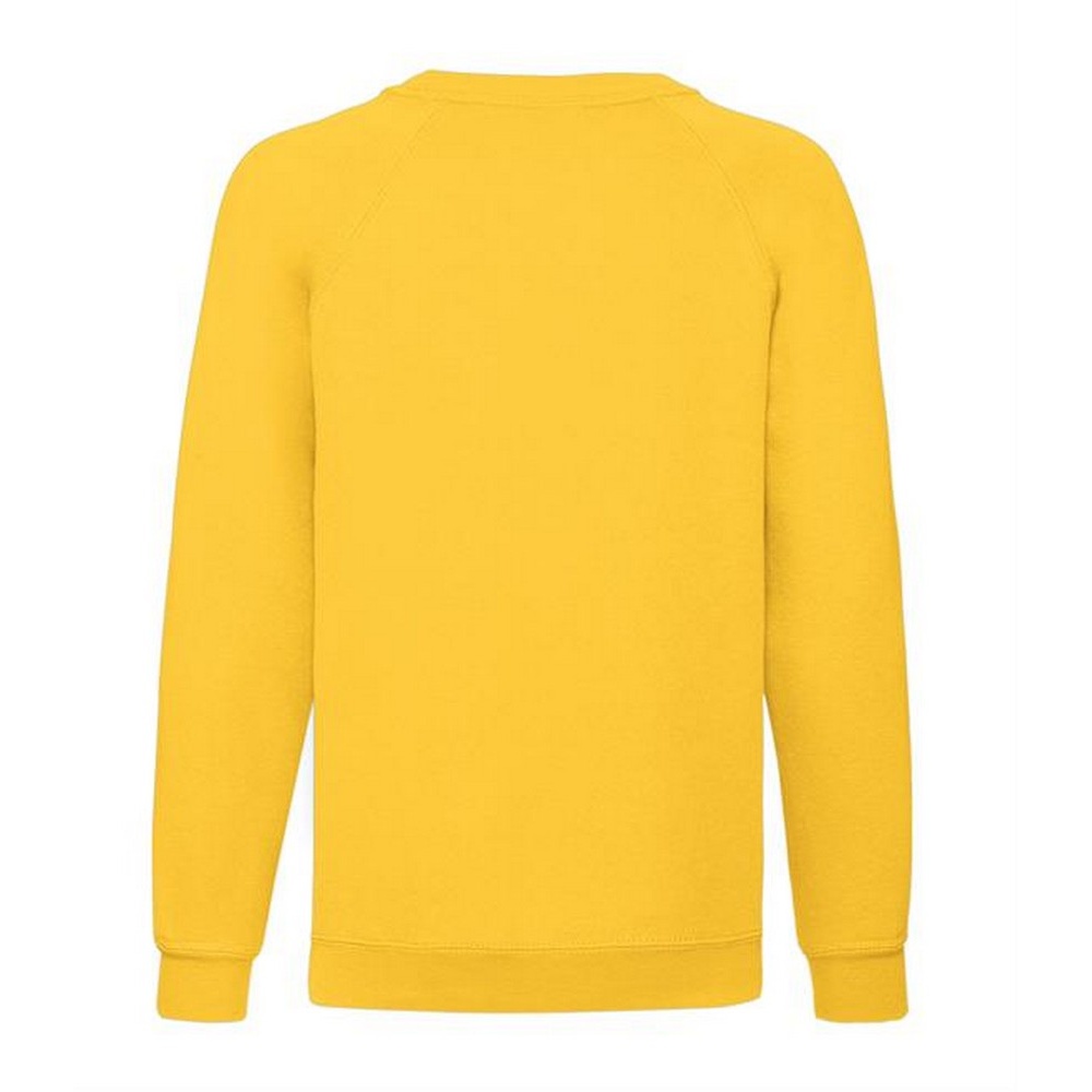 Fruit Of The Loom Childrens Unisex Raglan Sleeve Sweatshirt BC1365 - Picture 25 of 26