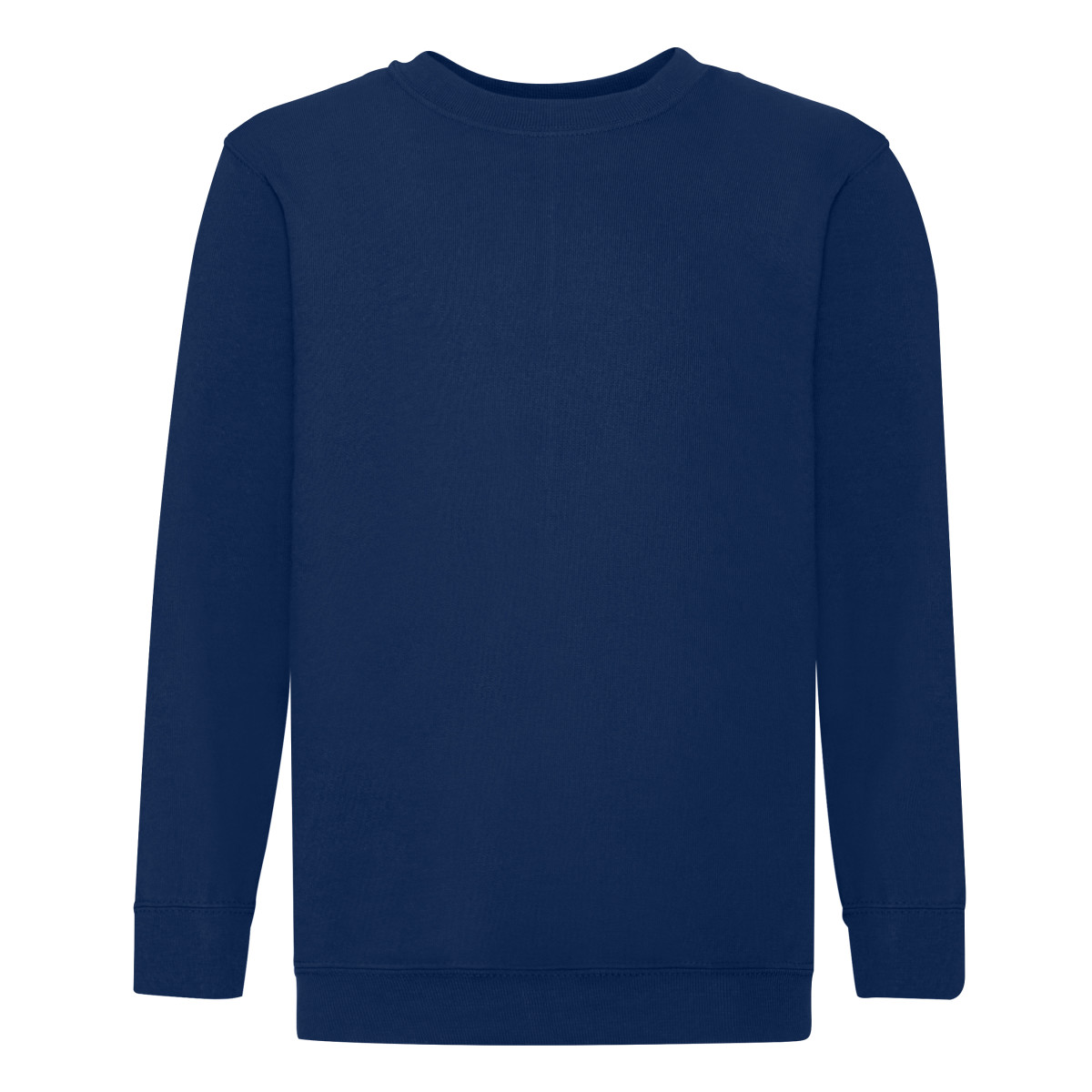Fruit Of The Loom Childrens Big Boys Set in Sleeve Sweatshirt (BC1366) - Picture 14 of 24