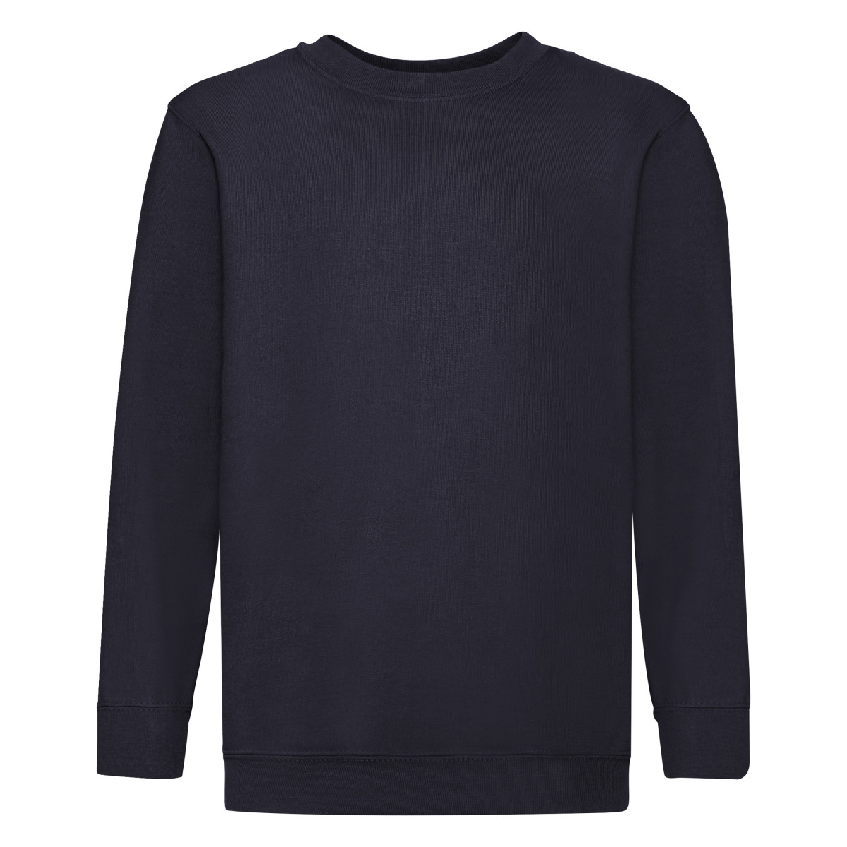 Fruit Of The Loom Childrens Big Boys Set in Sleeve Sweatshirt (BC1366) - Picture 7 of 24