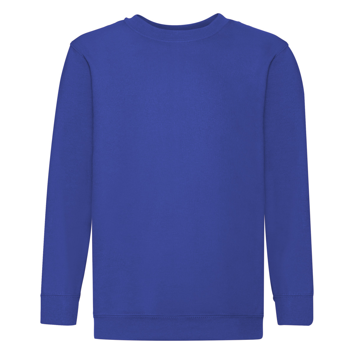 Fruit Of The Loom Childrens Big Boys Set in Sleeve Sweatshirt (BC1366) - Picture 18 of 24