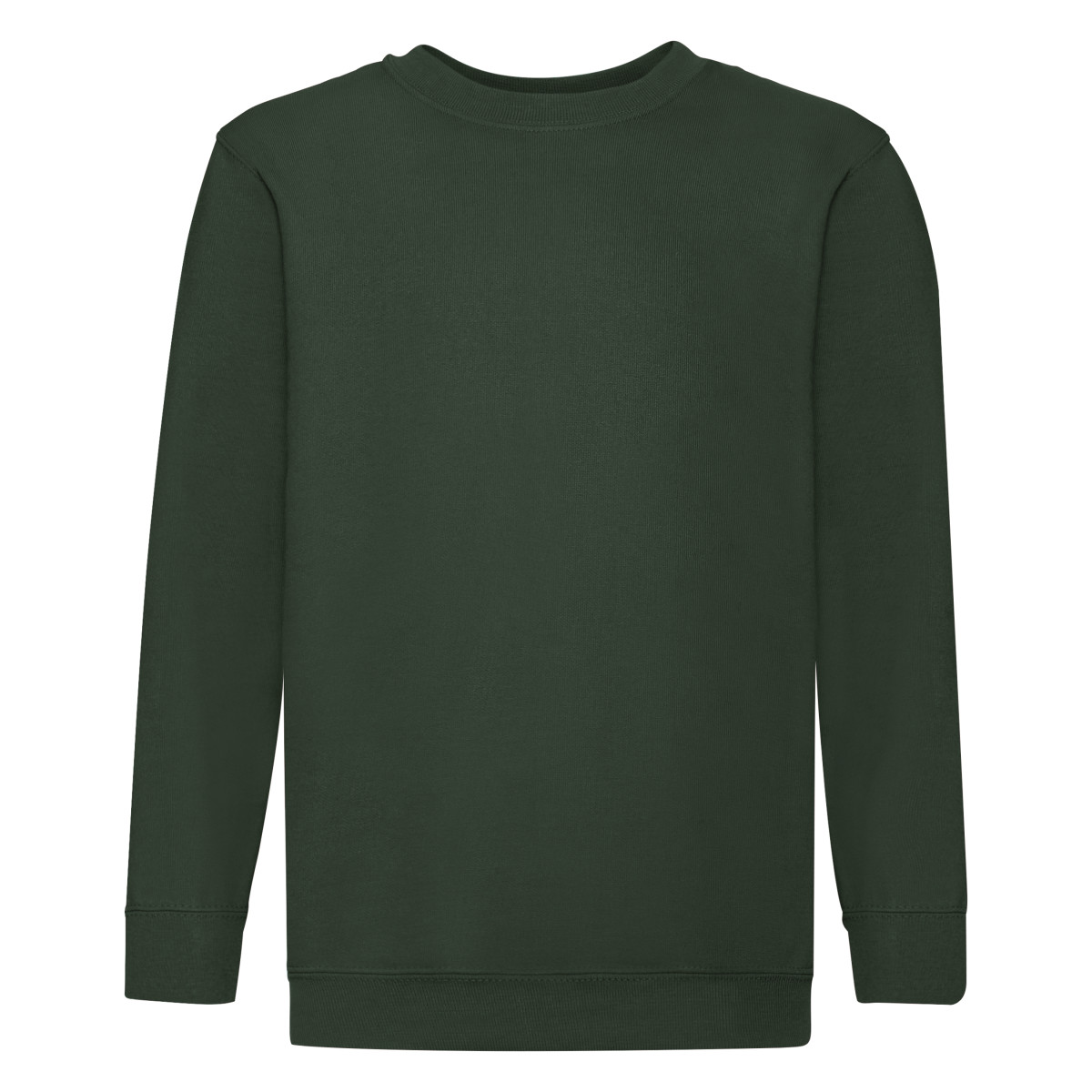 Fruit Of The Loom Childrens Big Boys Set in Sleeve Sweatshirt (BC1366) - Picture 5 of 24