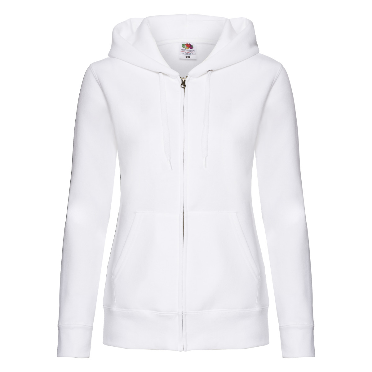 Fruit Of The Loom Womens/Ladies Lady-Fit Hooded Sweatshirt Zip up (BC1372) - Picture 11 of 13