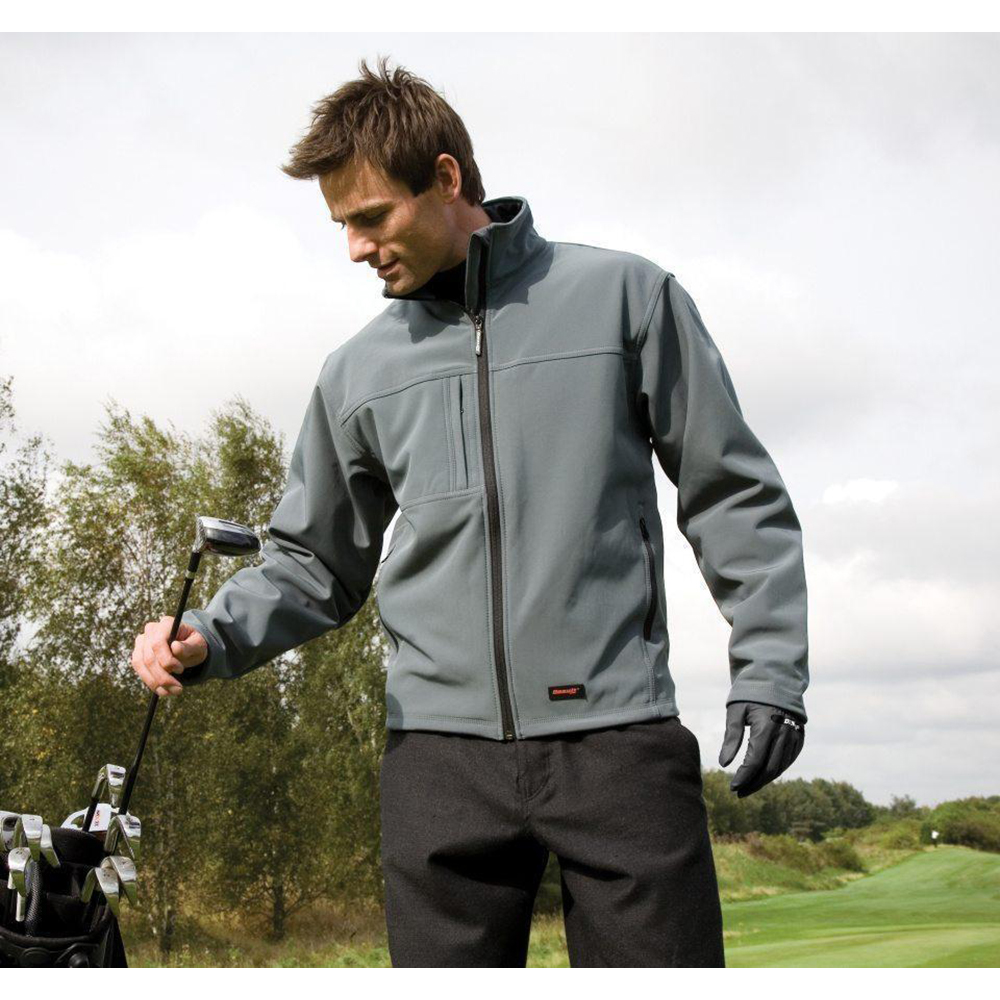 Result Herren Softshell-Jacke / Multifunktionsjacke, 3-lagig, (BC2046) - Bild 16 von 24