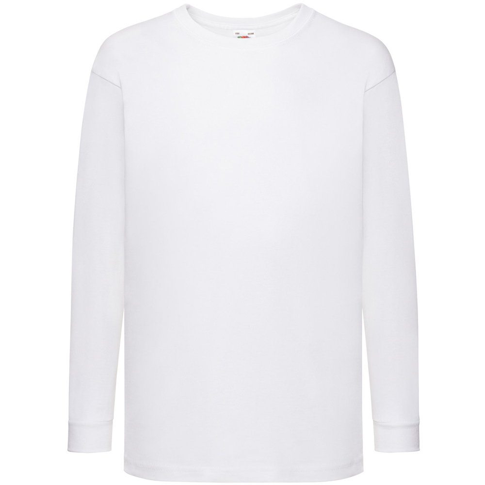 Fruit Of The Loom Childrens/Kids Valuweight Long Sleeve T-Shirt (BC324) - Picture 14 of 15