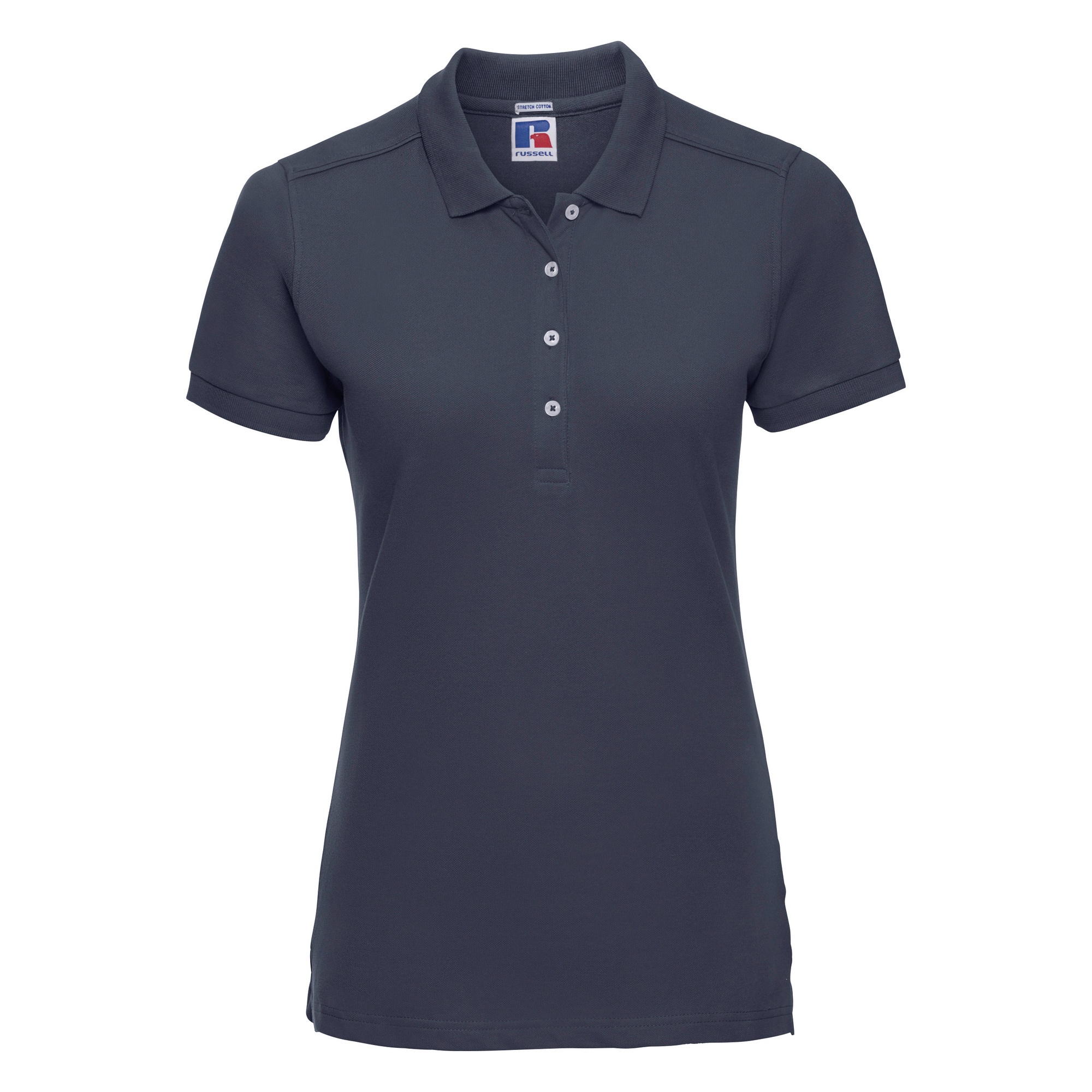 Russell Womens/Ladies Stretch Short Sleeve Polo Shirt 10 Colours BC3256 - Picture 14 of 20