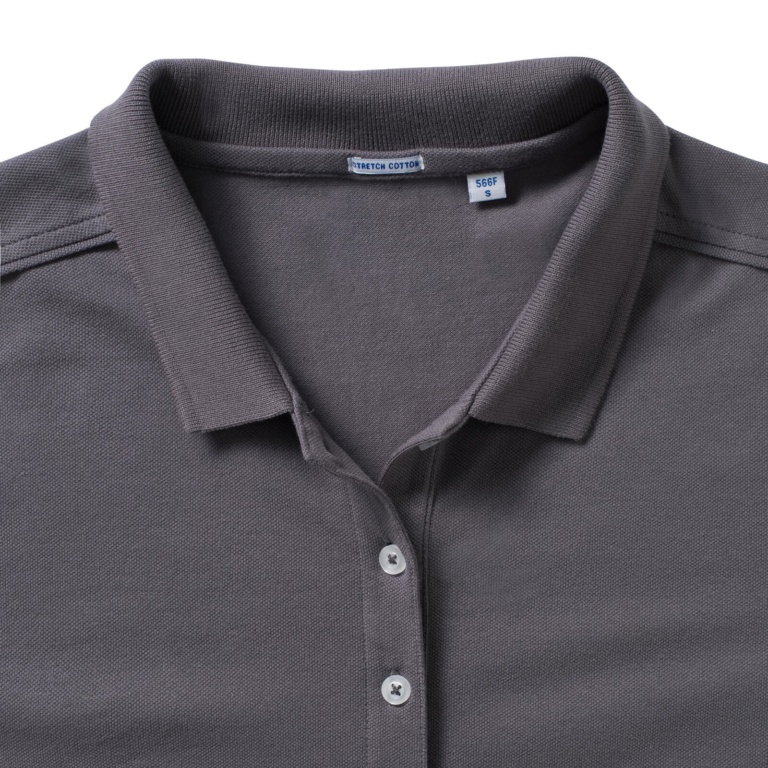 Russell Womens/Ladies Stretch Short Sleeve Polo Shirt 10 Colours BC3256 - Picture 12 of 20