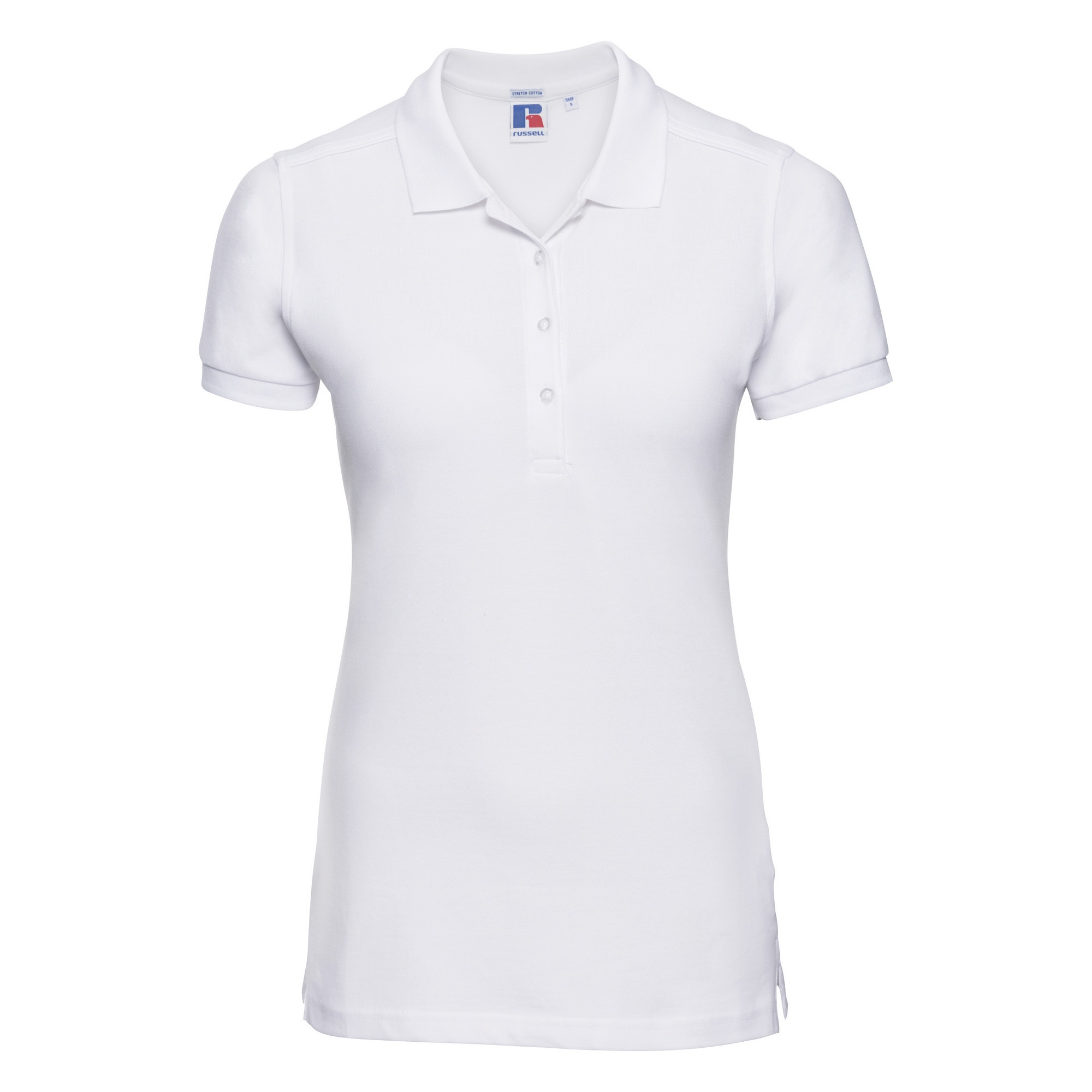 Russell Womens/Ladies Stretch Short Sleeve Polo Shirt 10 Colours BC3256 - Picture 17 of 20