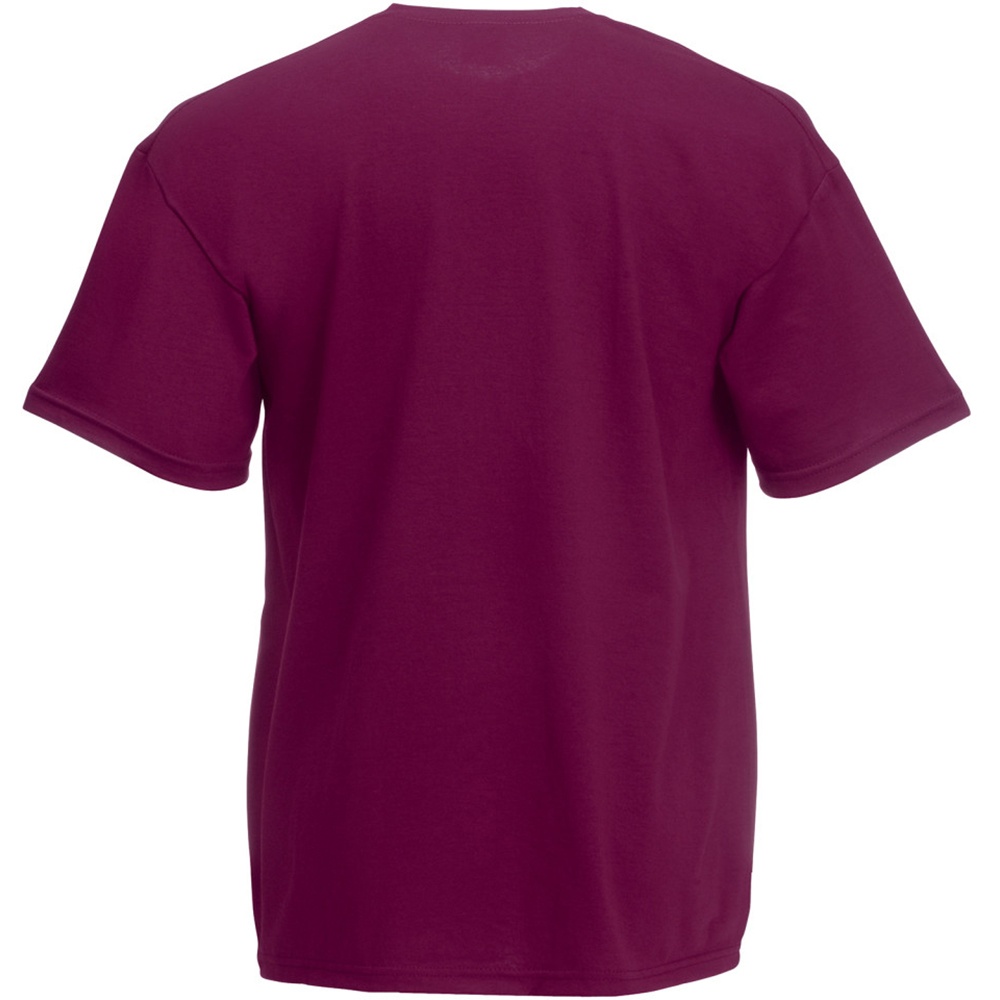 Fruit Of The Loom Mens Valueweight Plain Casual Short Sleeve (BC330) - Picture 4 of 18