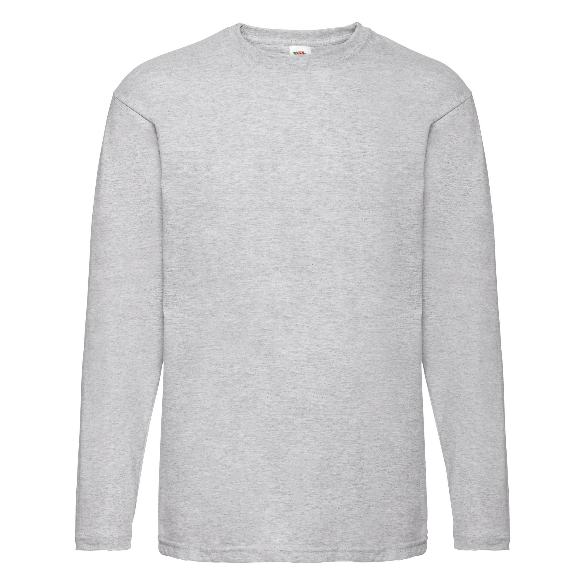 Fruit Of The Loom Mens Valueweight Crew Neck Long Sleeve T-Shirt (BC331) - Picture 7 of 20