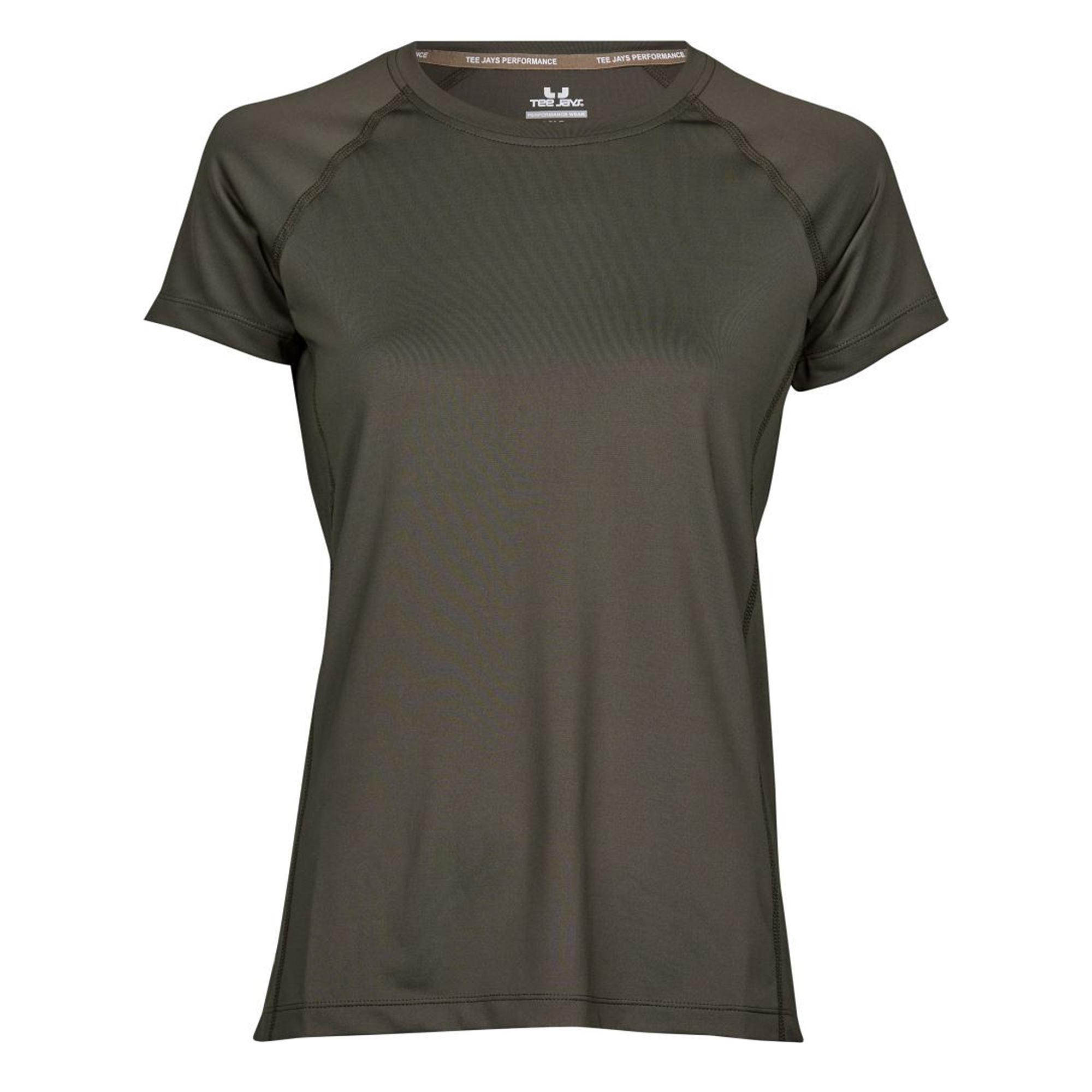 (ティー・ジェイズ) Tee Jays レディース Cool Dry スポーツ 半袖 Tシャツ アクティブトップ BC3324 (ネイビーメランジ tee-01_d.jpg