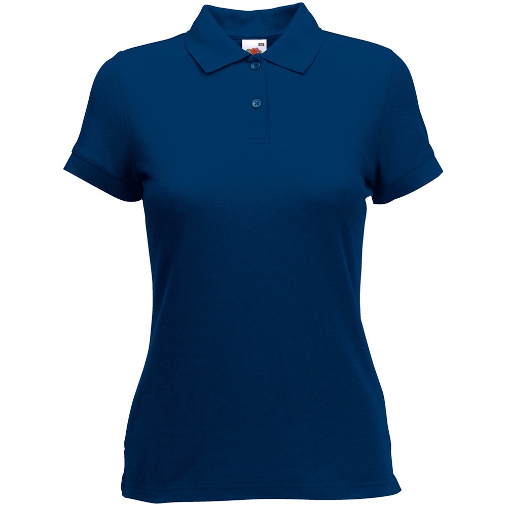 Fruit Of The Loom Womens Lady-Fit 65/35 Short Sleeve Polo Shirt BC384 - Picture 24 of 36