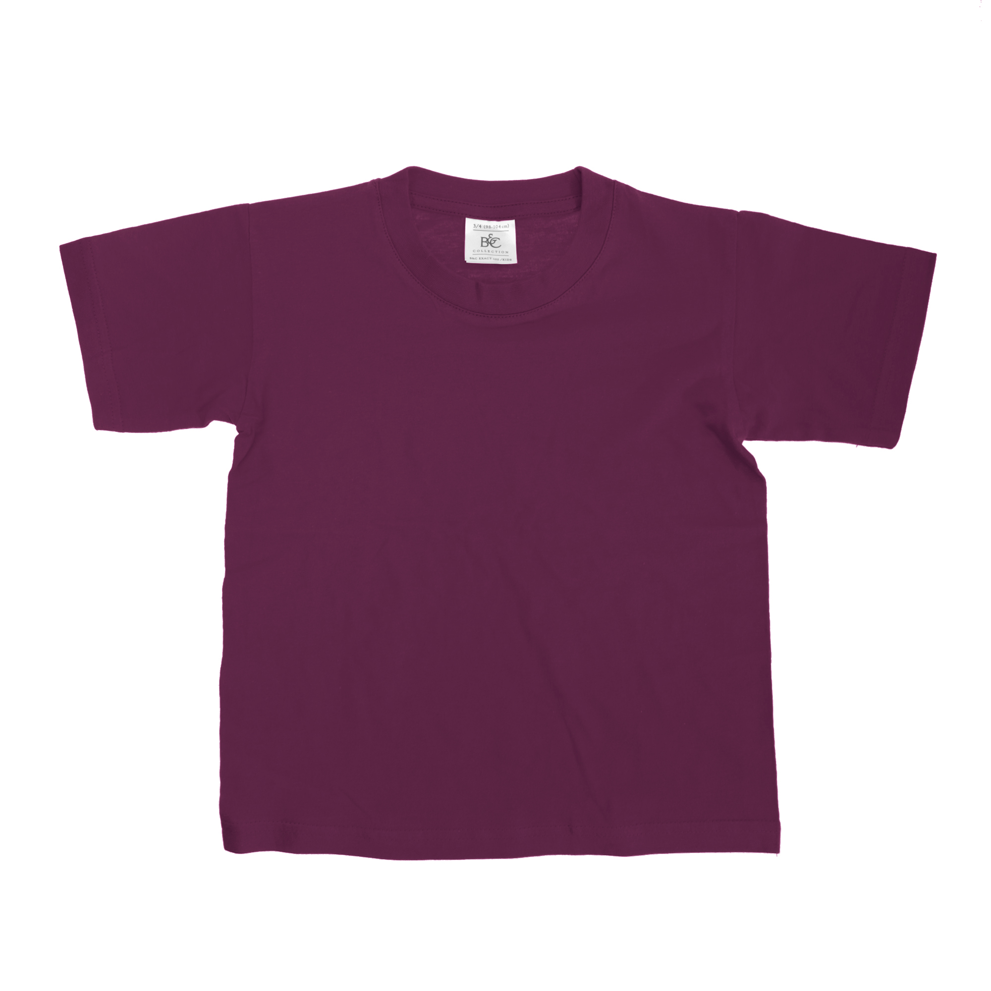 B&C Big Boys Kids/Childrens Exact 150 Short Sleeved T-Shirt (Pack of 2) (BC4383) - Picture 3 of 5