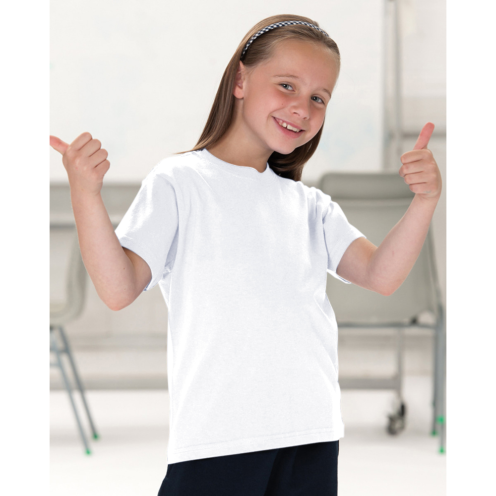 Jerzees Schoolgear Childrens Little Boys Classic Plain T-Shirt (BC590) - Picture 20 of 22