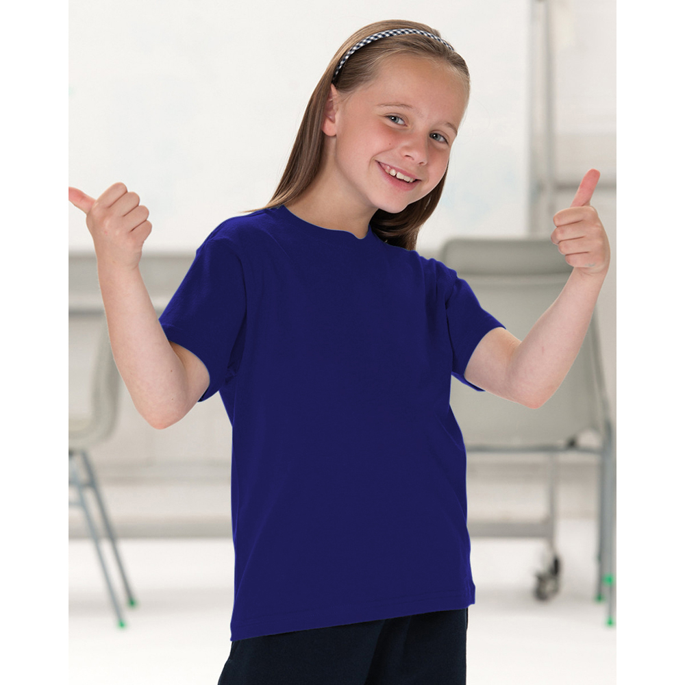 Jerzees Schoolgear Childrens Little Boys Classic Plain T-Shirt (BC590) - Picture 16 of 22
