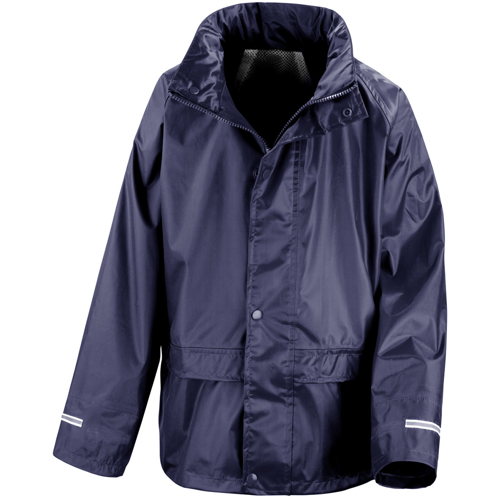 Result Core Childrens/Kids Junior Rain Suit Jacket And Pants Set (BC915) - Picture 11 of 14