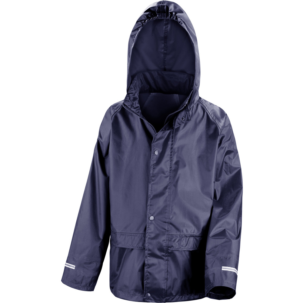 Result Core Childrens/Kids Junior Rain Suit Jacket And Pants Set (BC915) - Picture 12 of 14