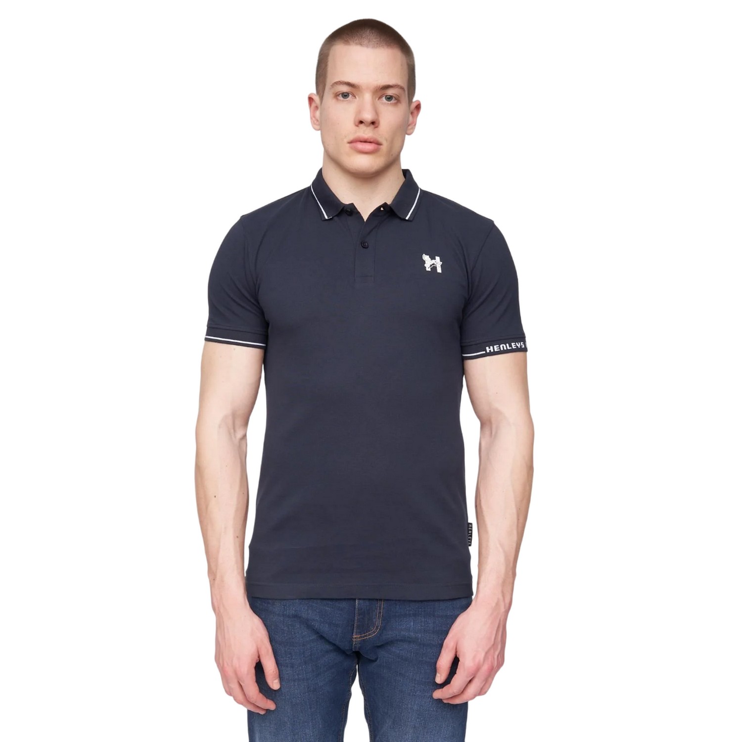 Henleys Mens Hentyme Polo Shirt BG1428 - Picture 4 of 6