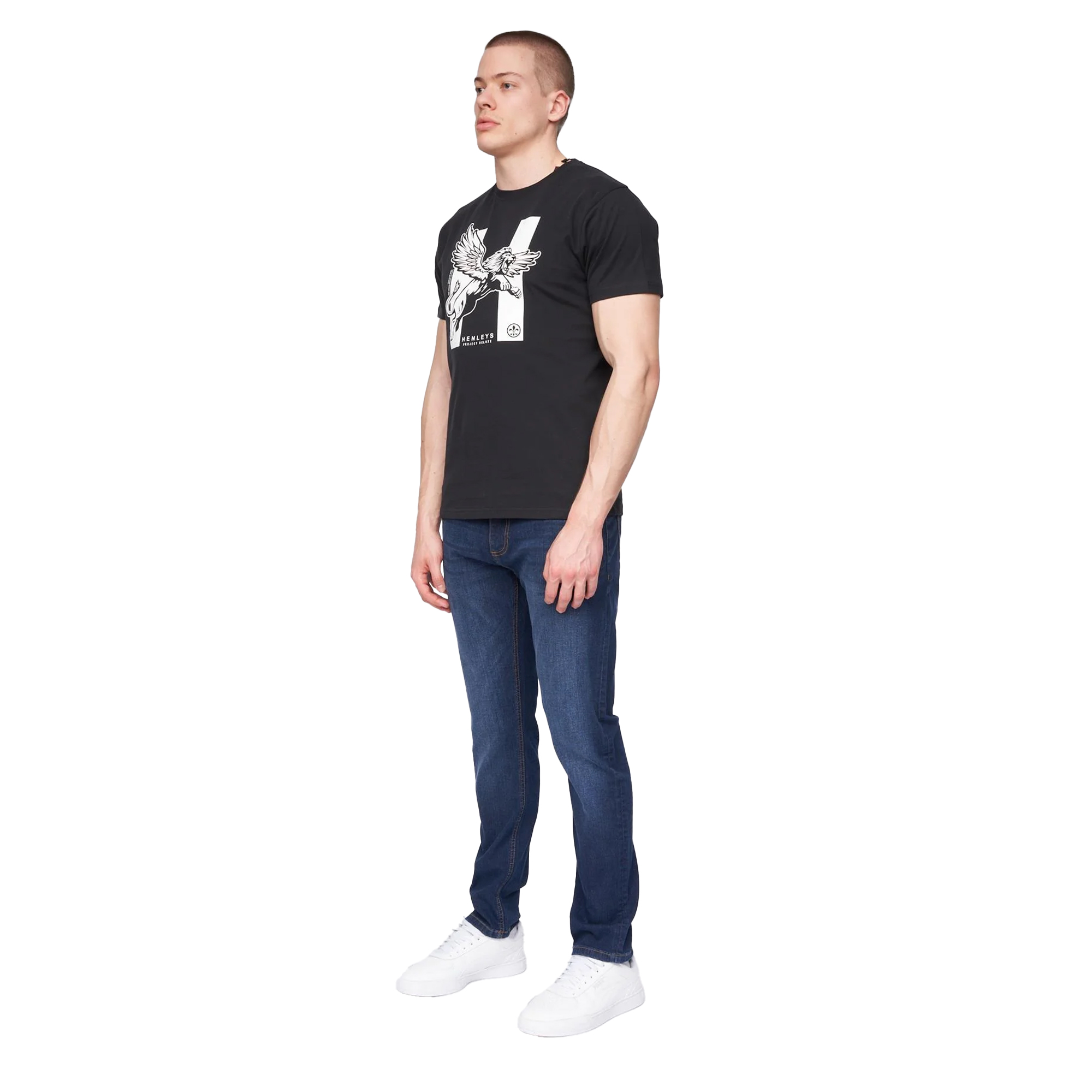 Henleys Mens Craze Comfort Straight Jeans BG1547 - Picture 13 of 13