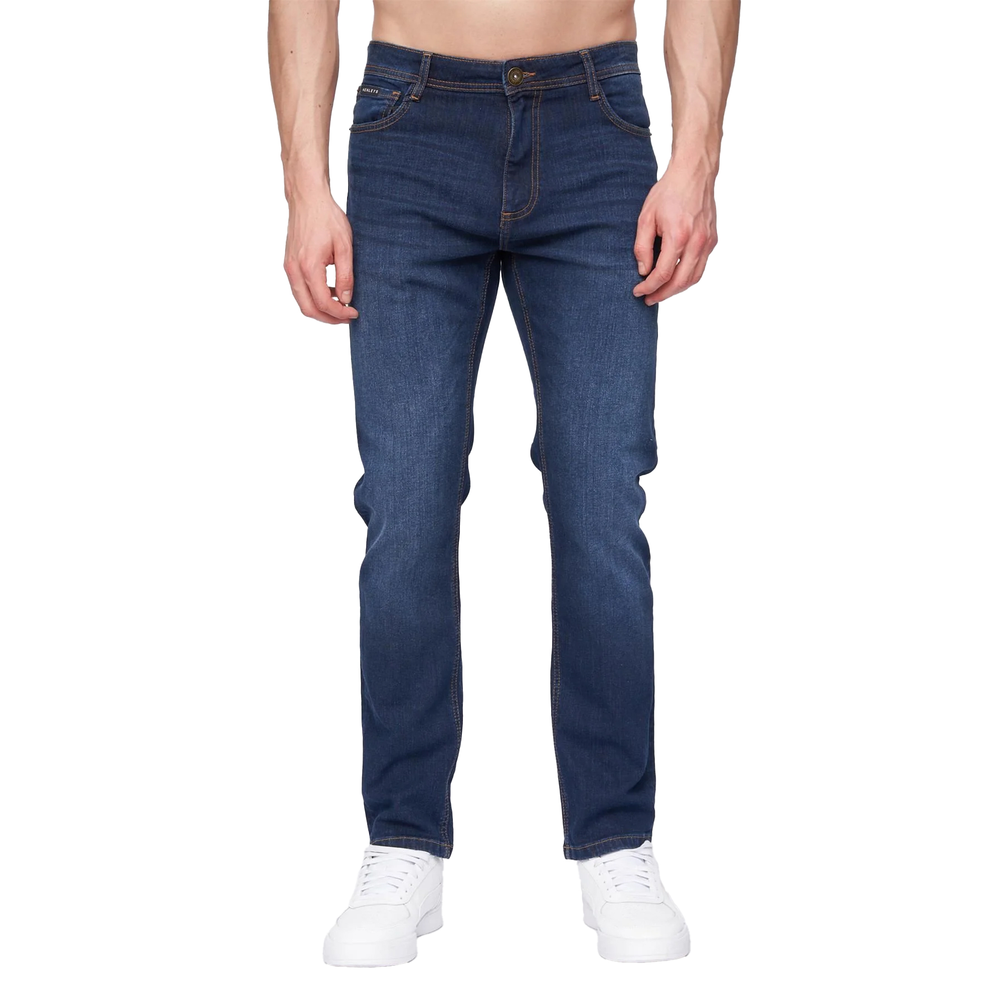 Henleys Mens Craze Comfort Straight Jeans BG1547 - Picture 11 of 13