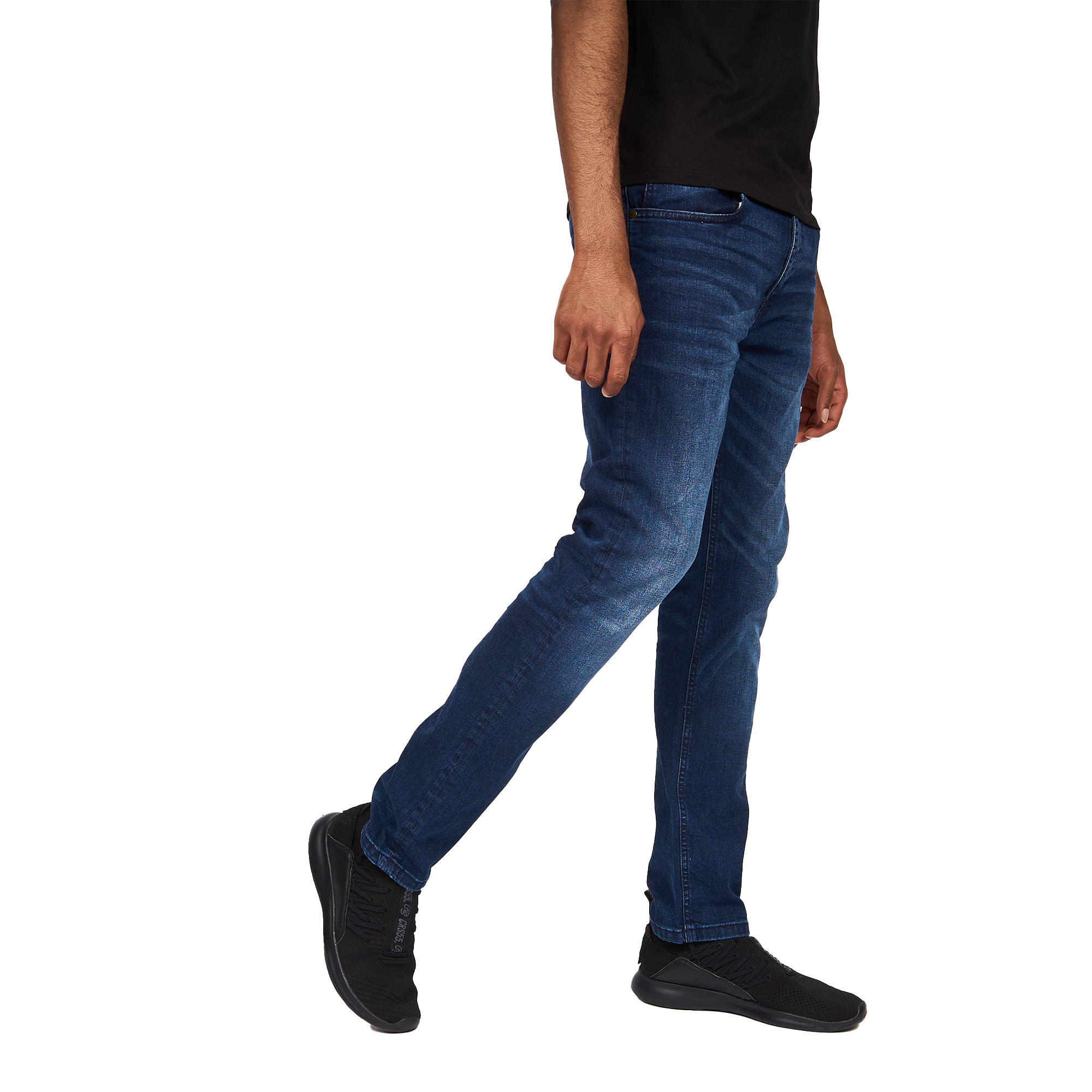 Crosshatch Mens Svelte Stretch Jeans (BG355) - Picture 18 of 33