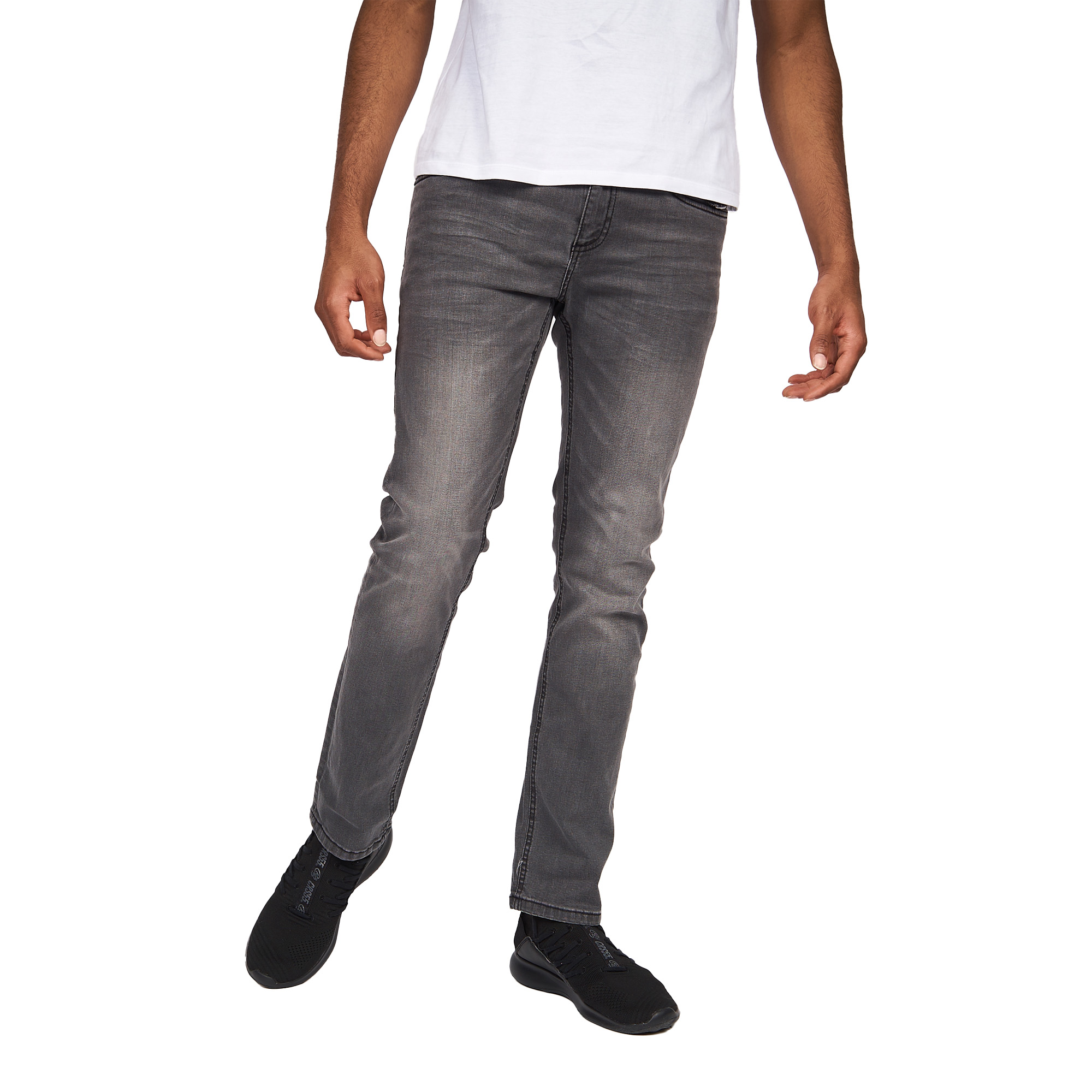 Crosshatch Mens Svelte Stretch Jeans (BG355) - Picture 20 of 33