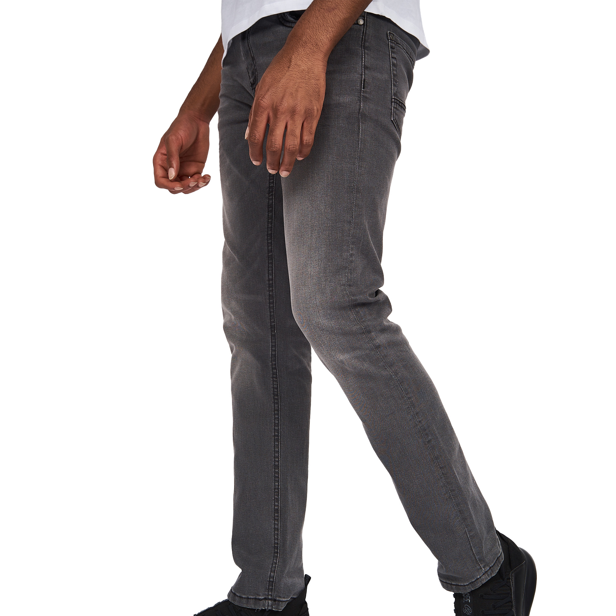 Crosshatch Mens Svelte Stretch Jeans (BG355) - Picture 22 of 33