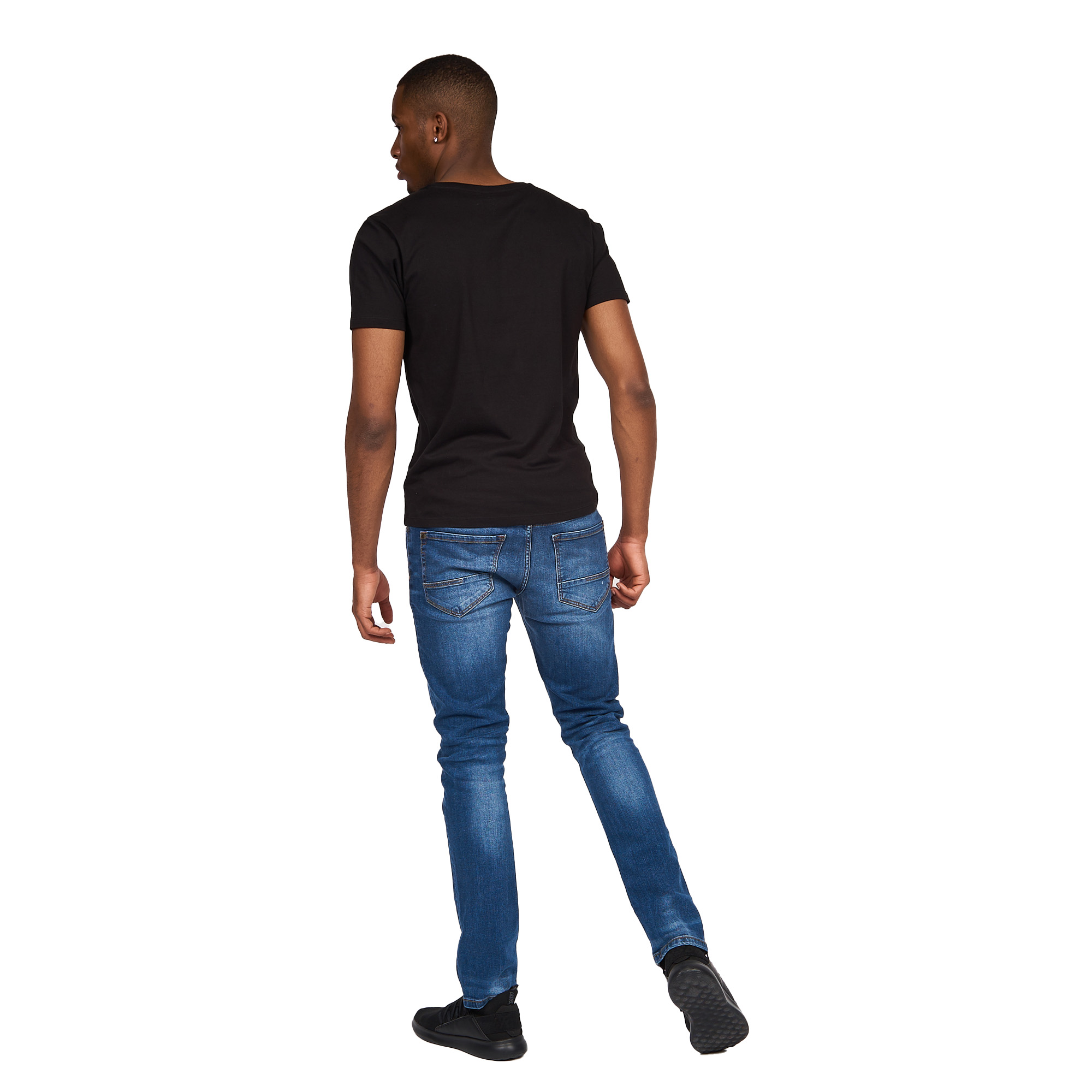 Crosshatch Mens Svelte Stretch Jeans (BG355) - Picture 29 of 33