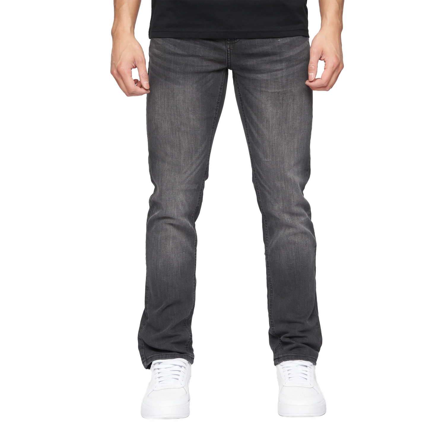Crosshatch Mens Svelte Stretch Jeans (BG355) - Picture 31 of 33