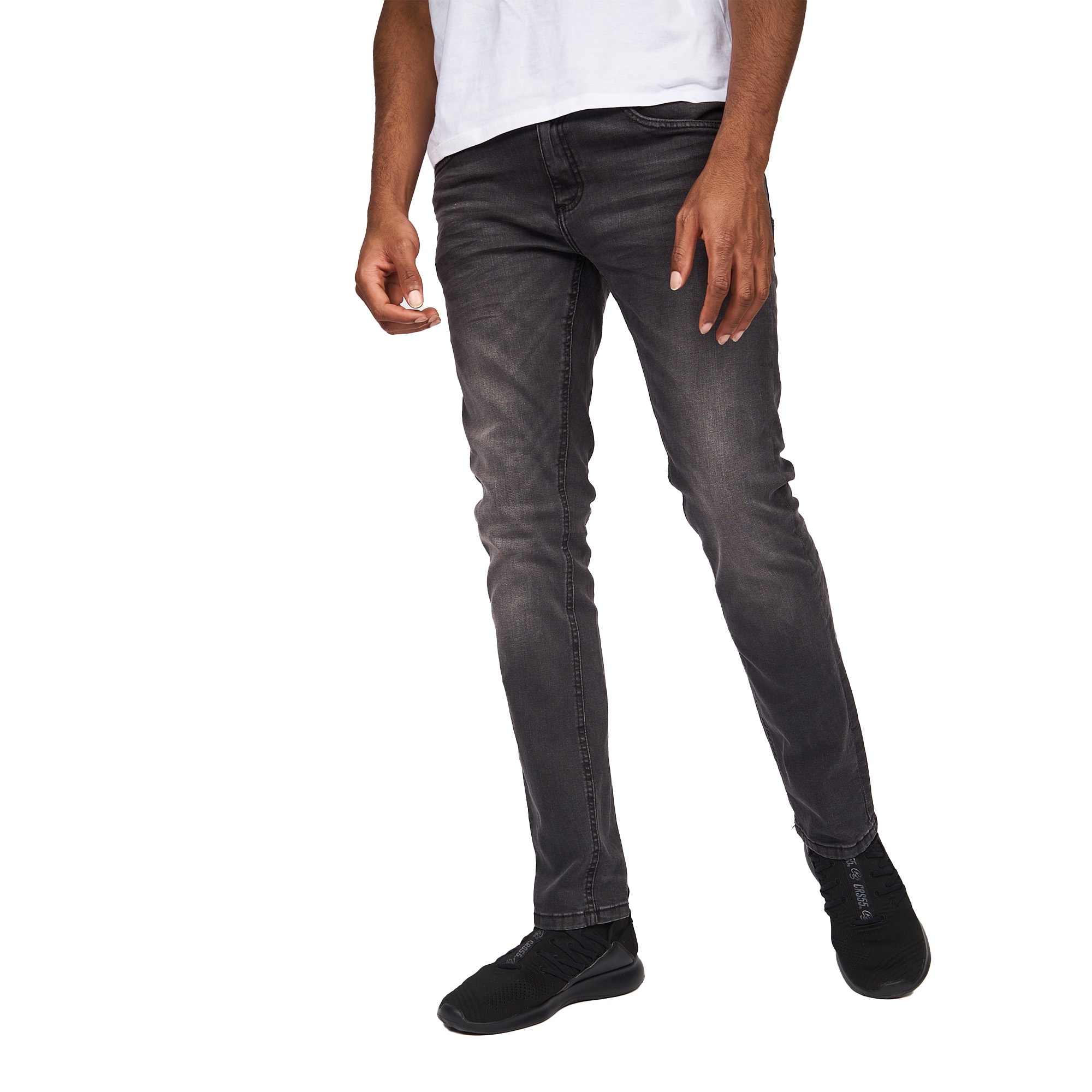 Crosshatch Mens Svelte Stretch Jeans (BG355) - Picture 10 of 33