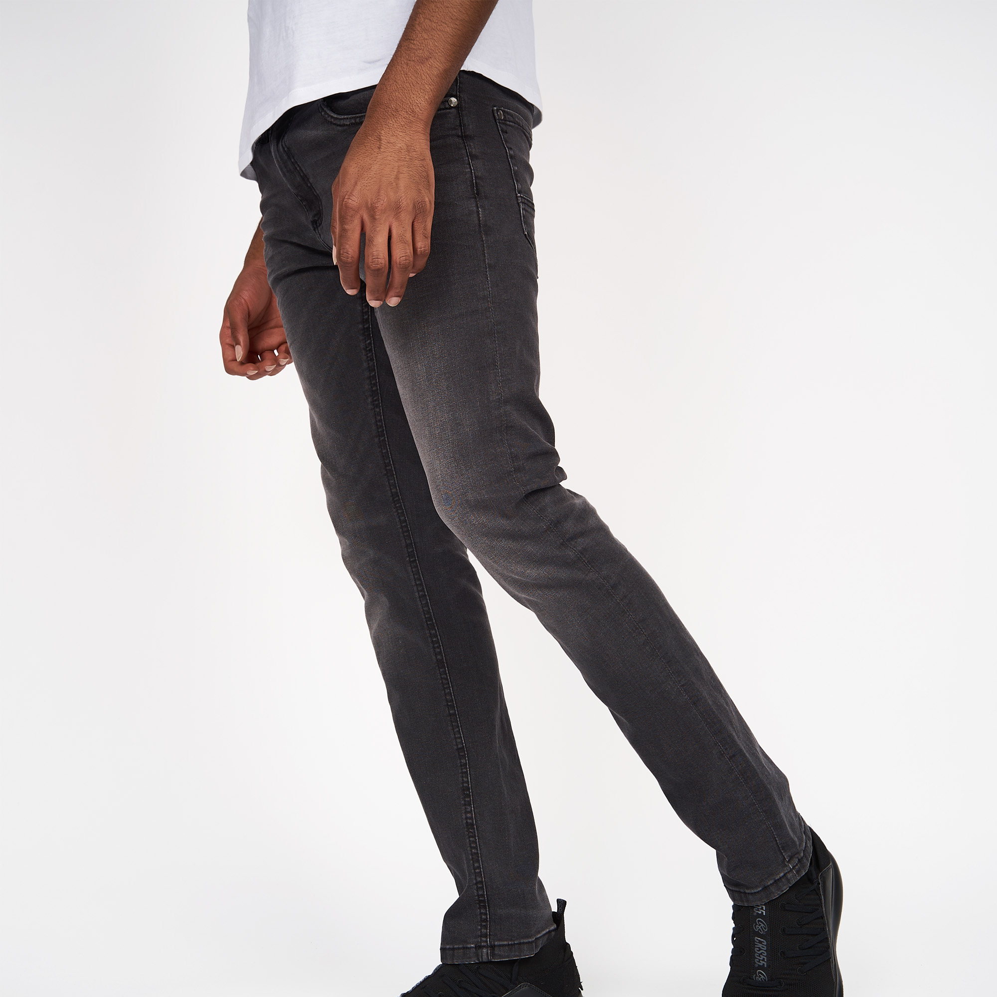 Crosshatch Mens Svelte Stretch Jeans (BG355) - Picture 12 of 33
