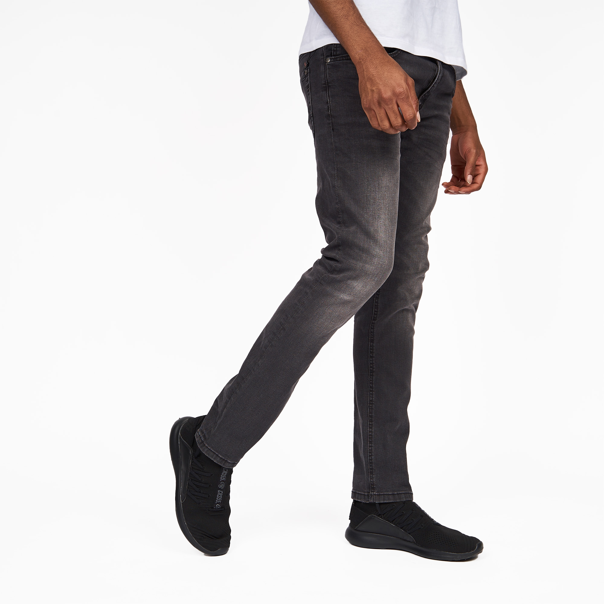 Crosshatch Mens Svelte Stretch Jeans (BG355) - Picture 13 of 33