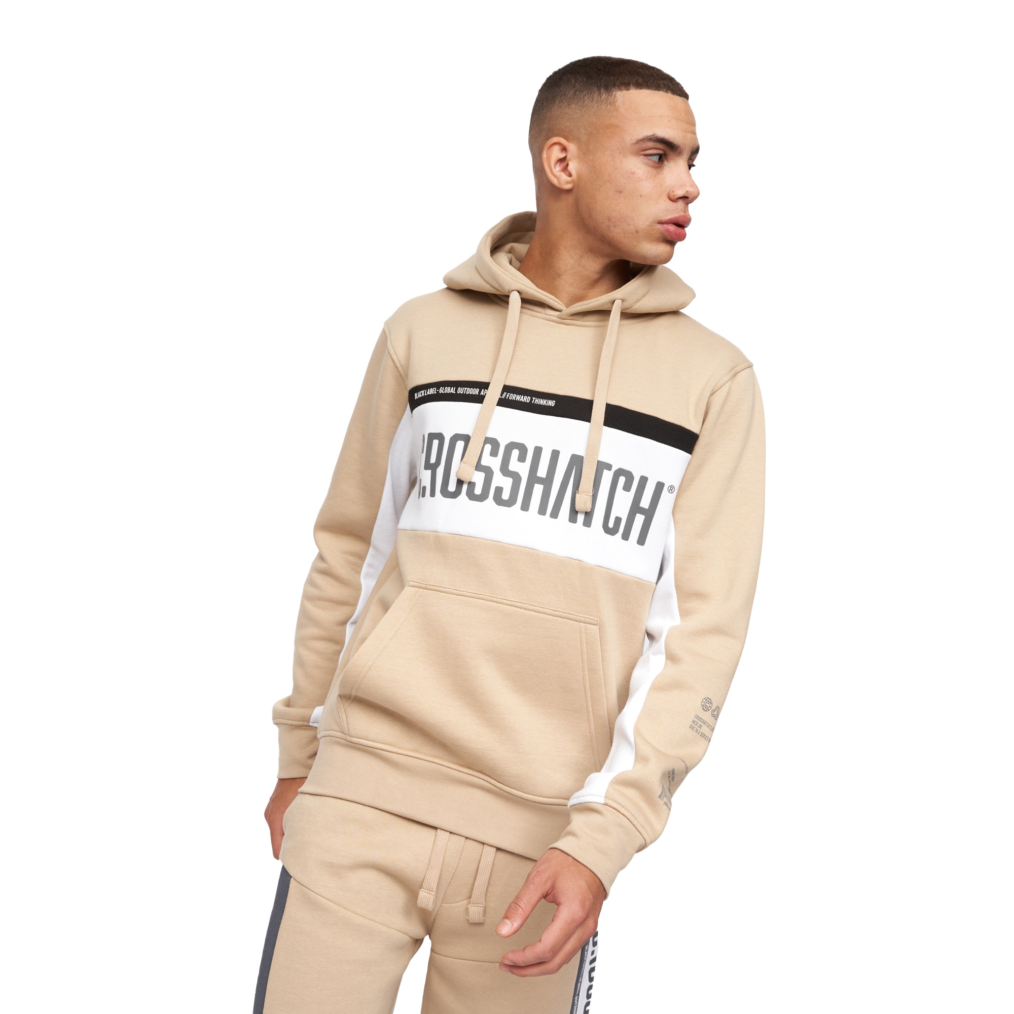 Crosshatch Mens Silomane Hoodie (BG873) - Picture 10 of 11