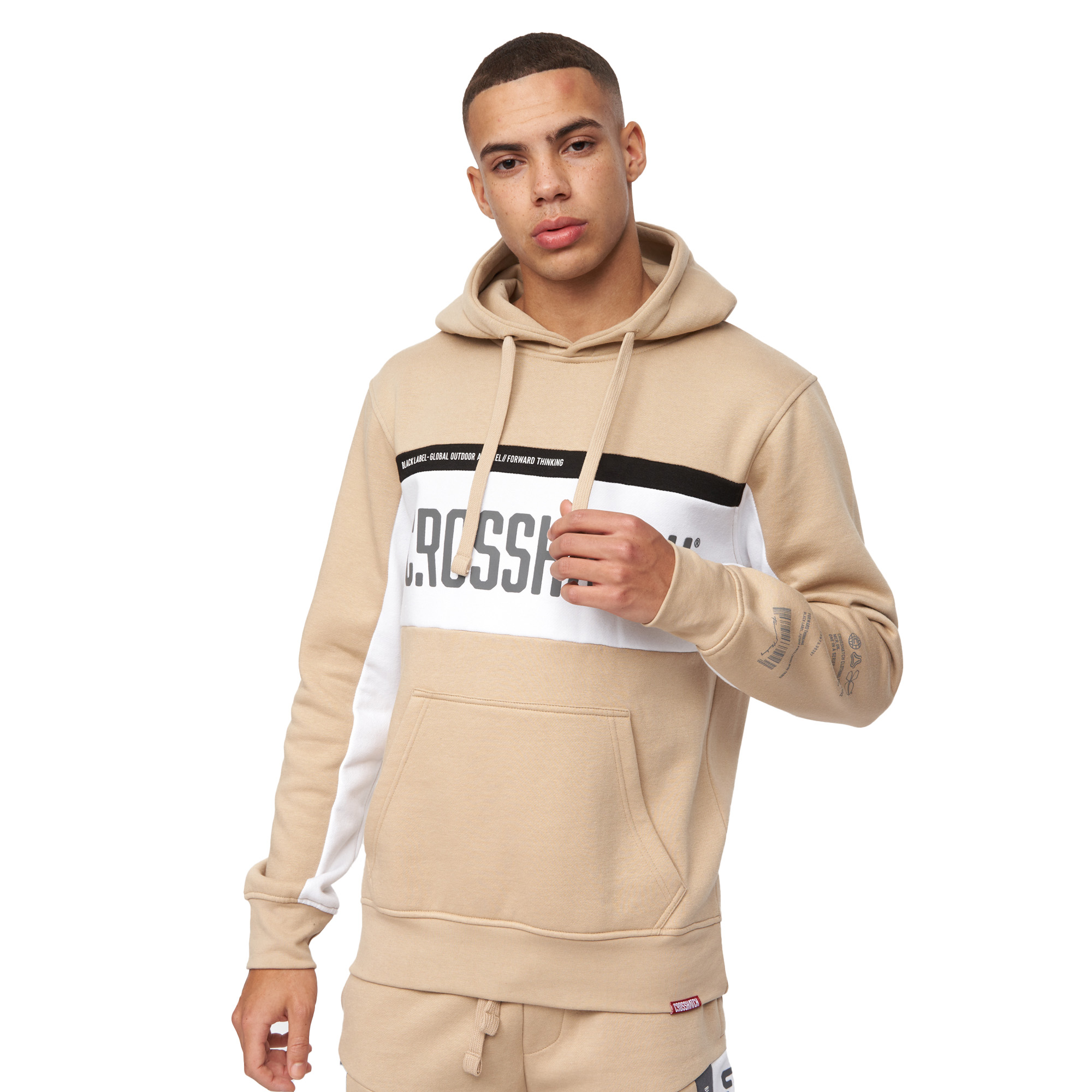Crosshatch Mens Silomane Hoodie (BG873) - Picture 8 of 11
