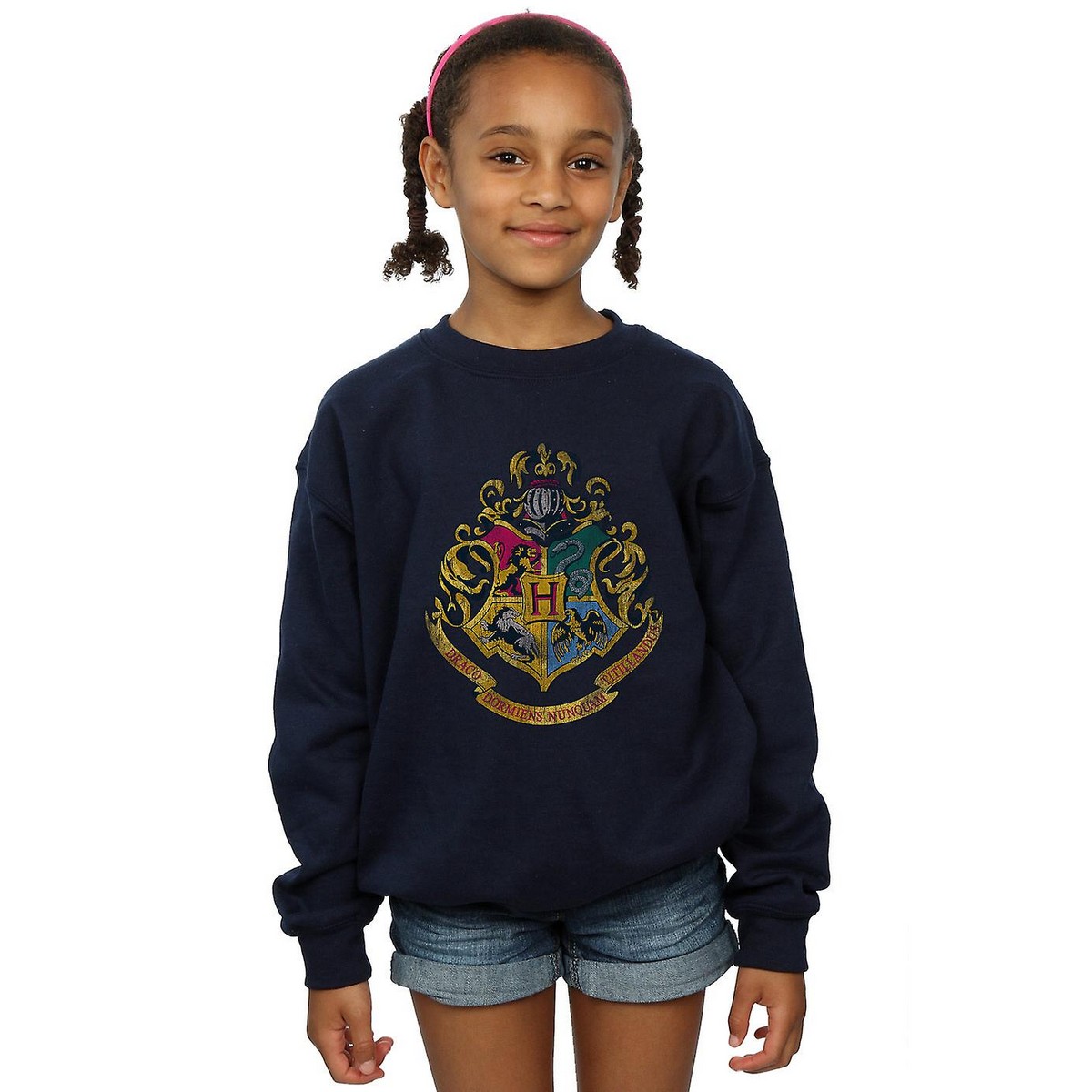 Harry Potter Girls Hogwarts Houses Cotton Sweatshirt (BI1056) - Picture 10 of 18