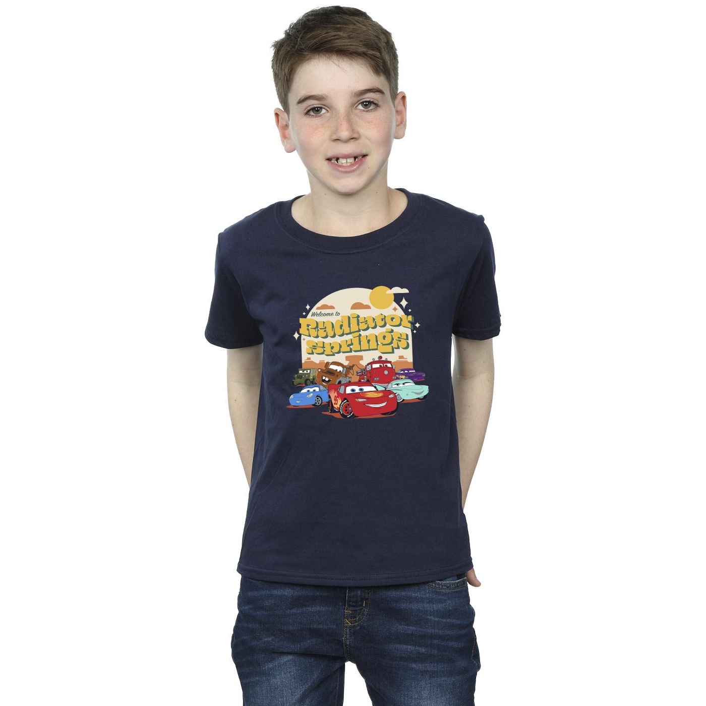 Disney Boys Cars Radiator Springs Group T-Shirt (BI12204) - Picture 5 of 12