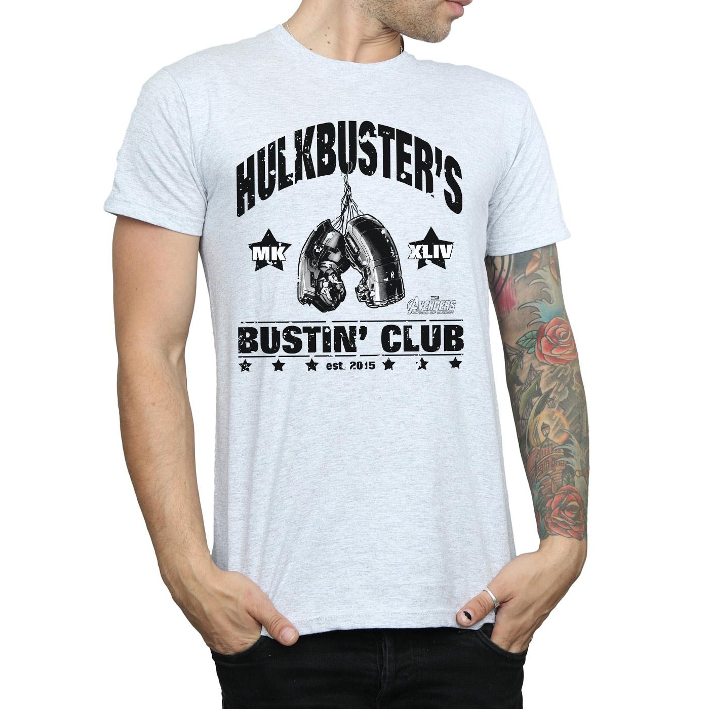 Marvel - T-shirt HULKBUSTER'S BUSTIN' CLUB - Homme (BI12205) 2024
