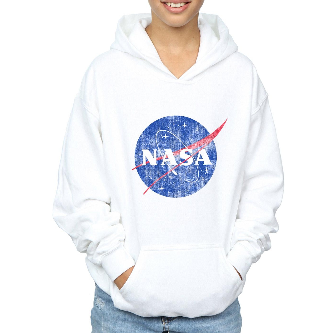 NASA Boys Classic Insignia Logo Distressed Hoodie (BI13505) - Picture 16 of 18