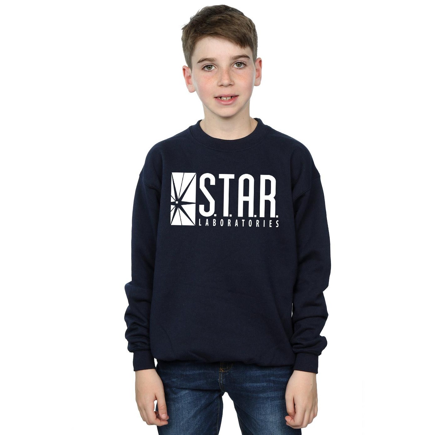 DC Comics Boys The Flash Star Labs Sweatshirt (BI16871) - Picture 9 of 12