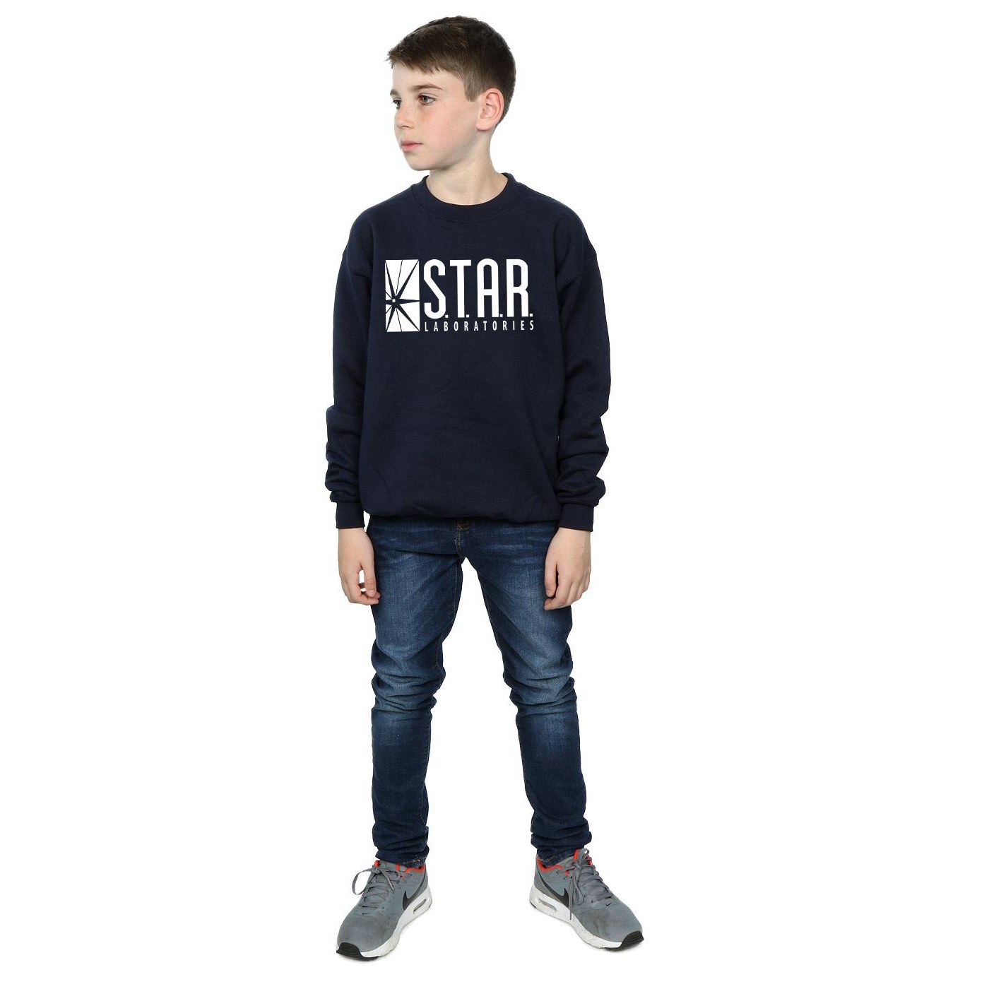 DC Comics Boys The Flash Star Labs Sweatshirt (BI16871) - Picture 11 of 12
