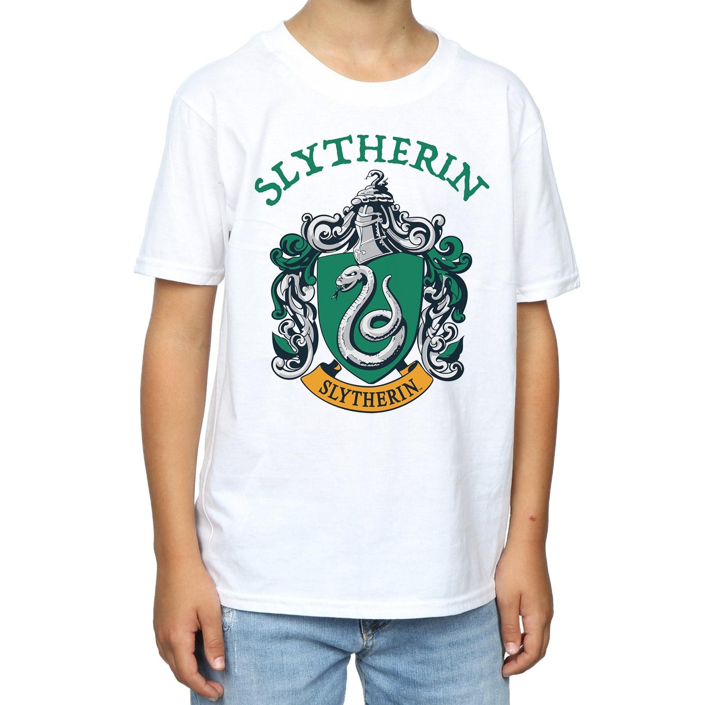 Harry Potter Boys Slytherin Crest T-Shirt (BI20223) - Picture 18 of 20