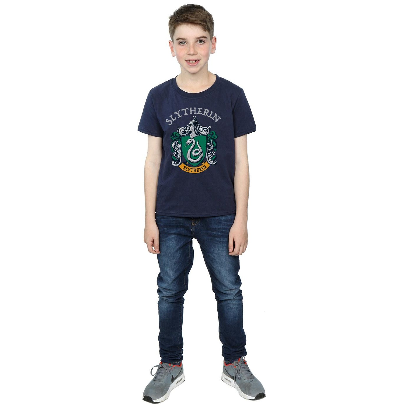 Harry Potter Boys Slytherin Crest T-Shirt (BI20223) - Picture 9 of 20