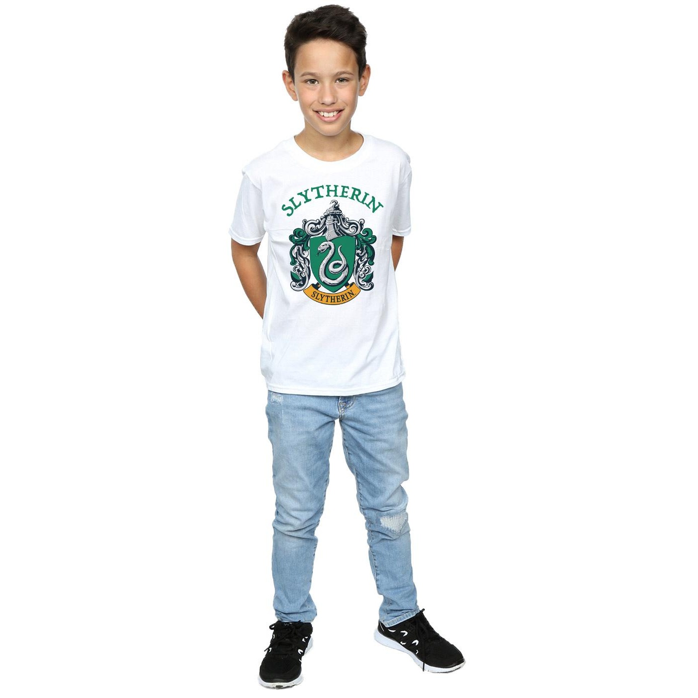 Harry Potter Boys Slytherin Crest T-Shirt (BI20223) - Picture 19 of 20