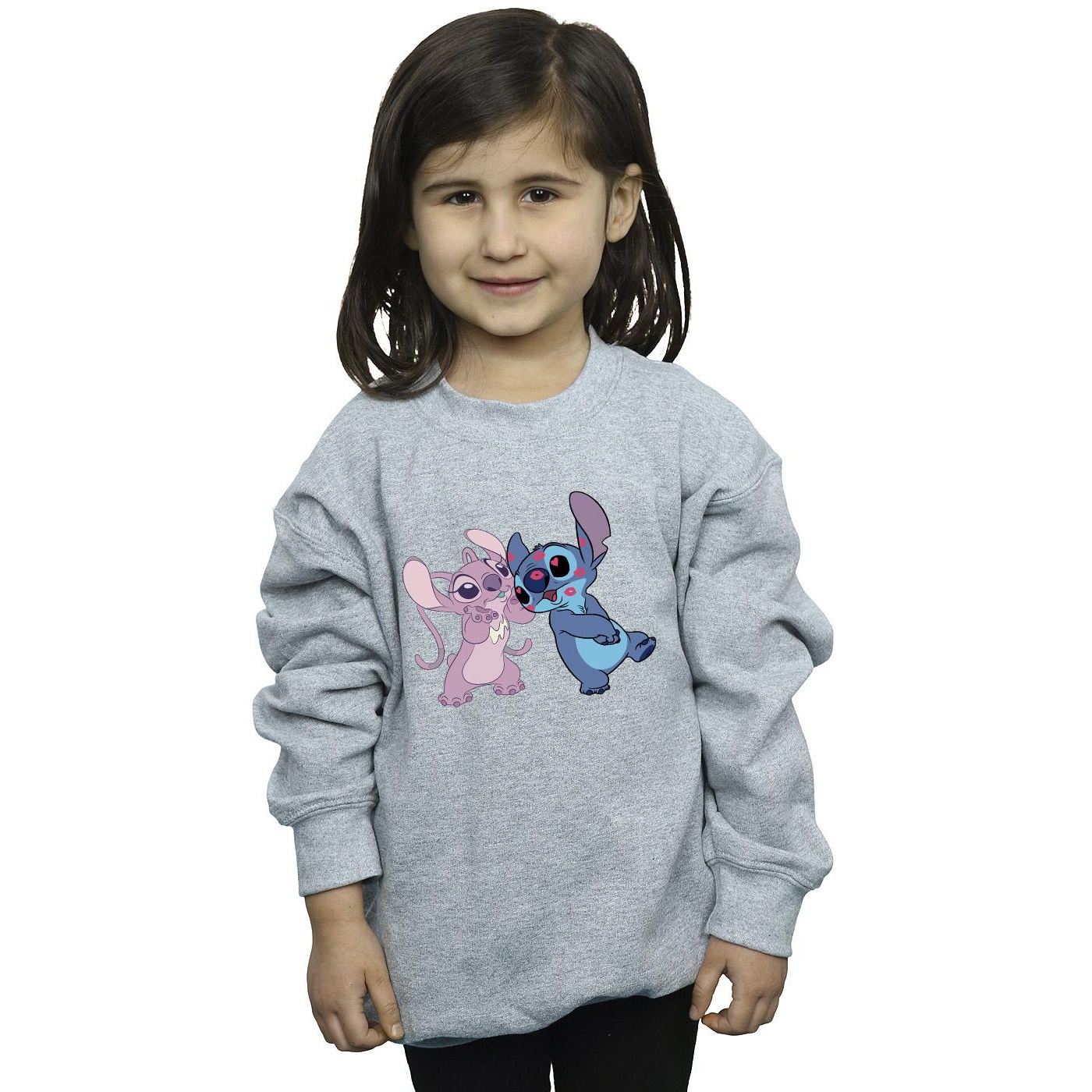 Disney Girls Lilo & Stitch Kisses Sweatshirt (BI22480) - Picture 11 of 16