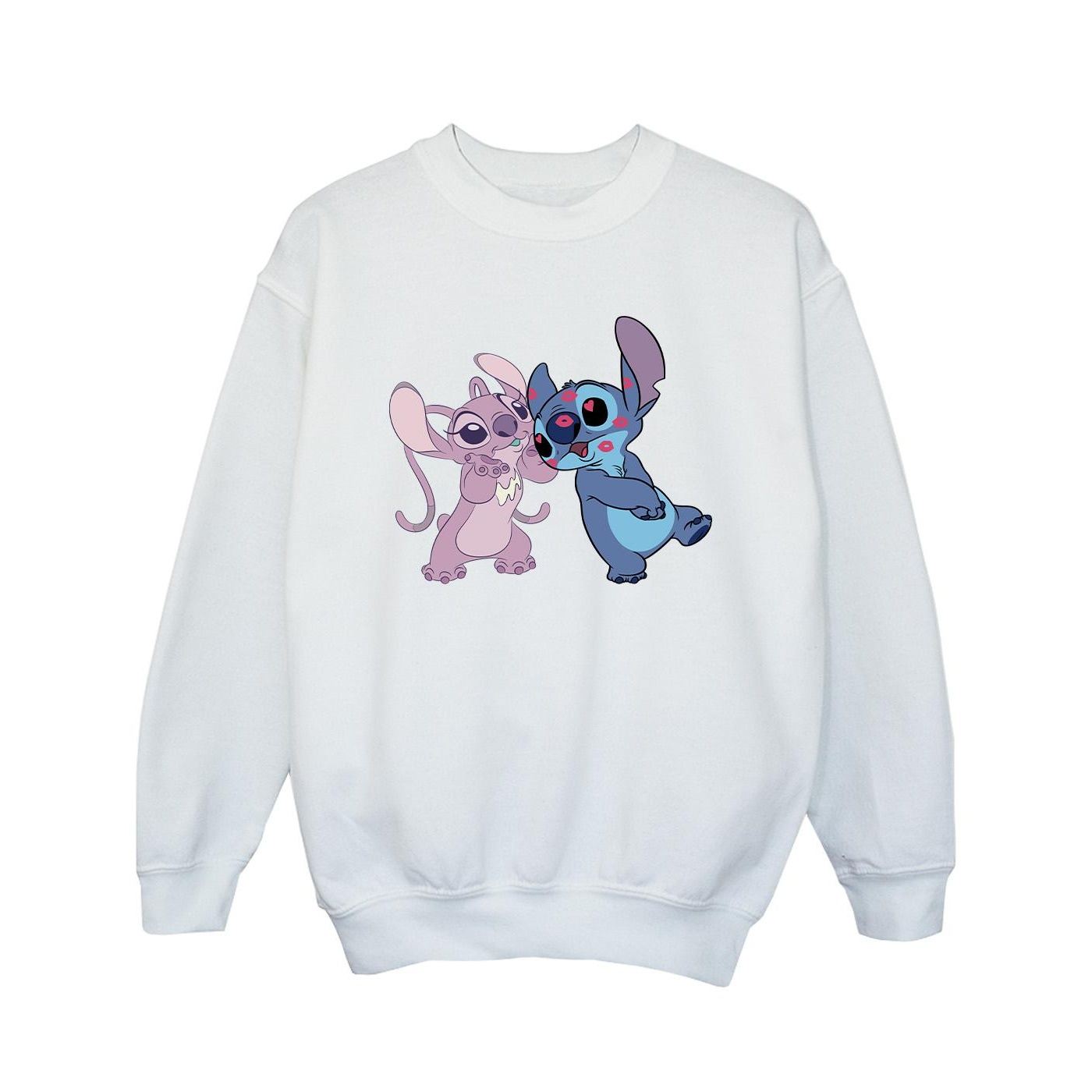 Disney Girls Lilo & Stitch Kisses Sweatshirt (BI22480) - Picture 13 of 16