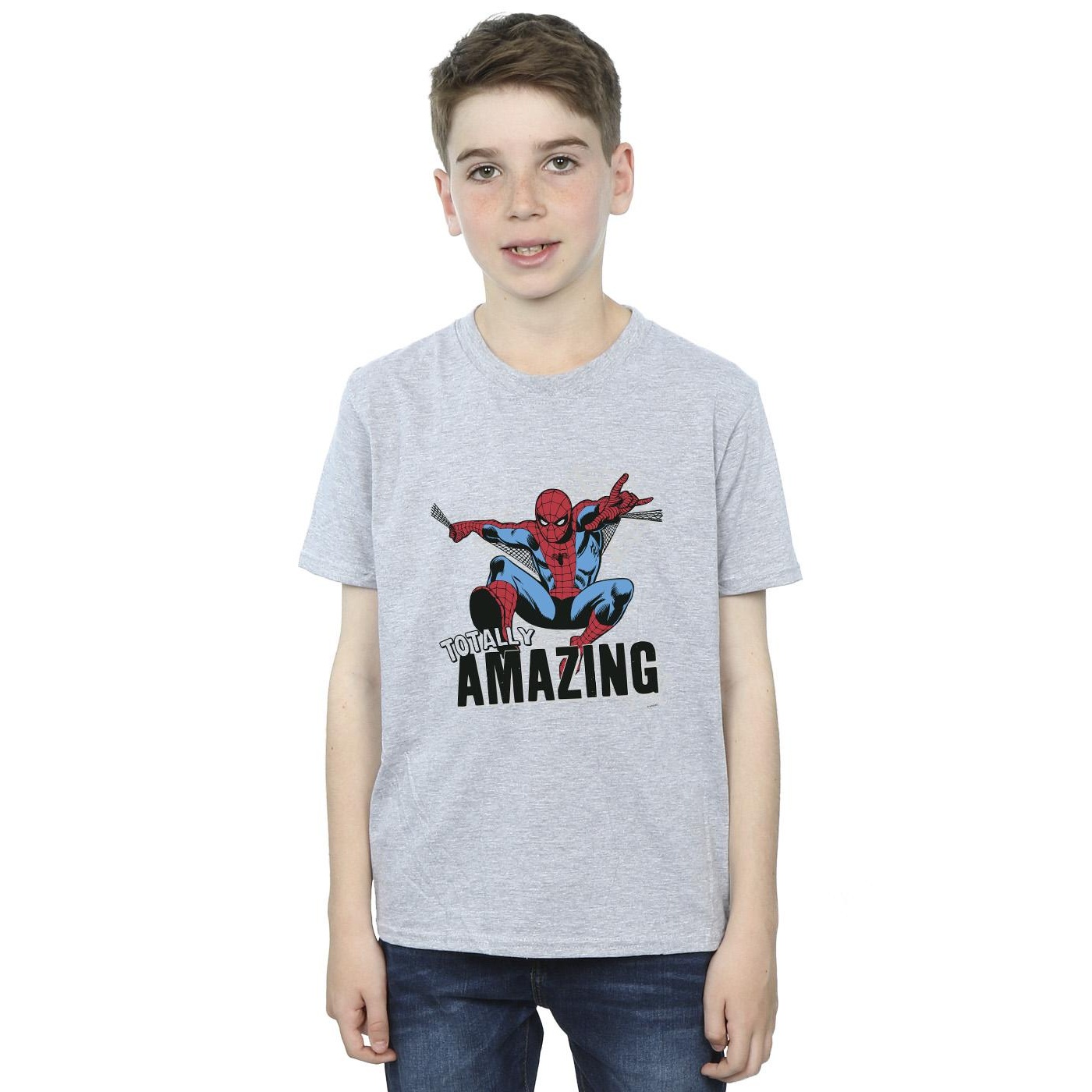 Marvel Boys Spider-Man Amazing T-Shirt (BI25258) - Picture 8 of 12