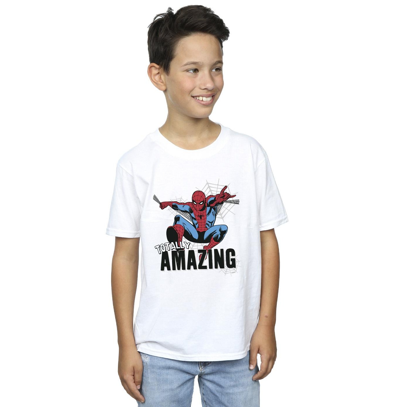 Marvel Boys Spider-Man Amazing T-Shirt (BI25258) - Picture 11 of 12