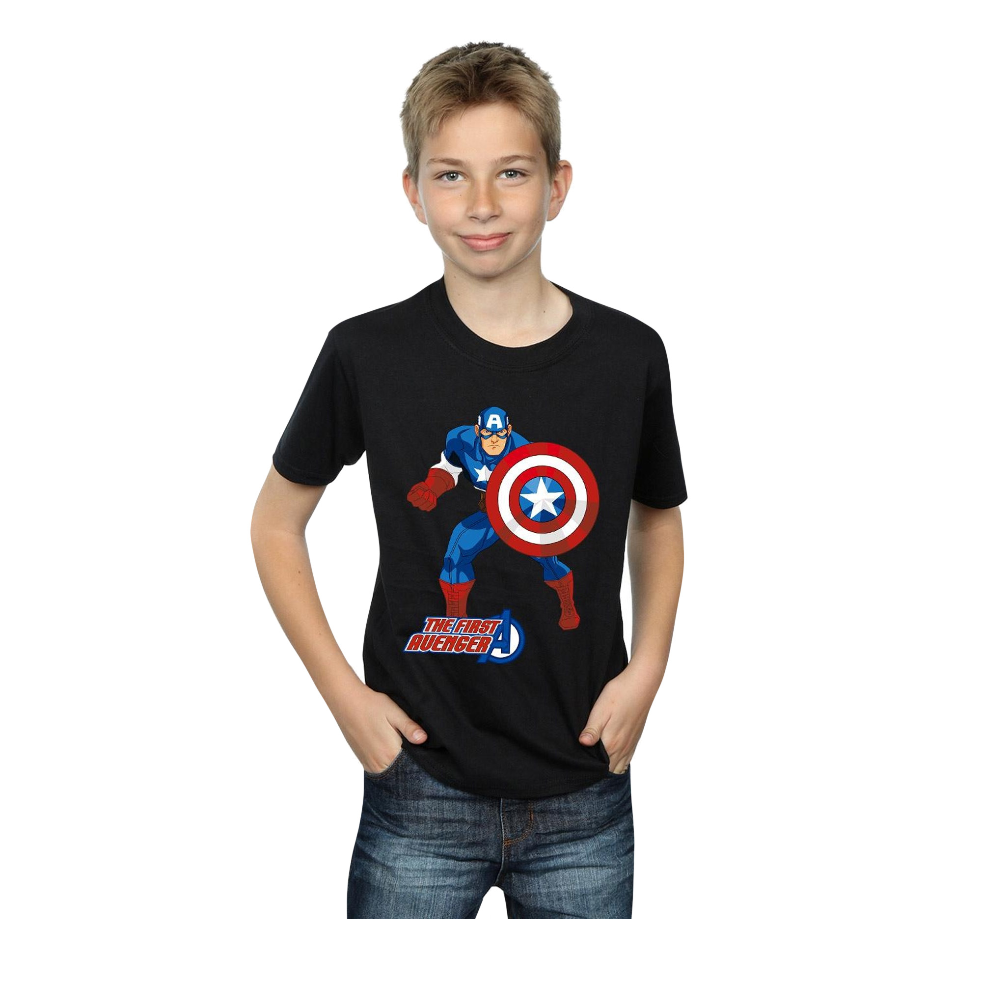 Marvel - T-shirt THE vente en gros FIRST AVENGER - Garçon (BI2539)