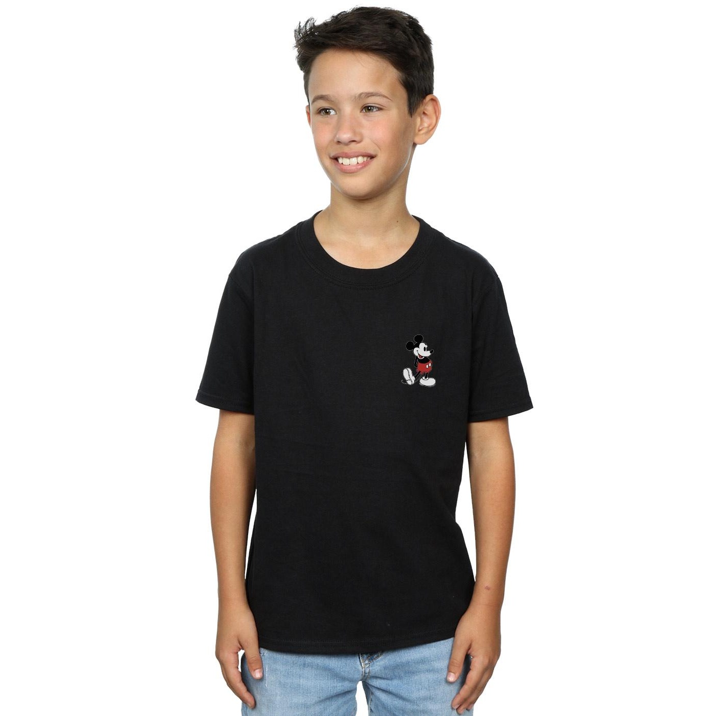 Disney Boys Mickey Mouse Kickin Retro Chest T-Shirt (BI27189) - Picture 6 of 15