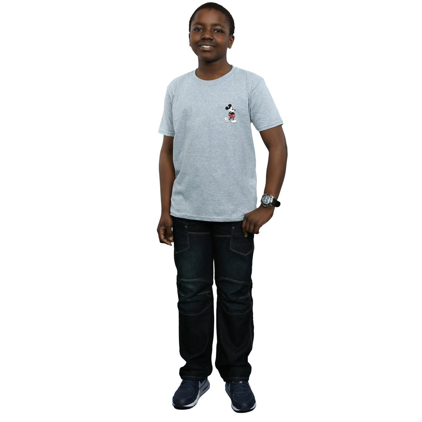 Disney Boys Mickey Mouse Kickin Retro Chest T-Shirt (BI27189) - Picture 13 of 15